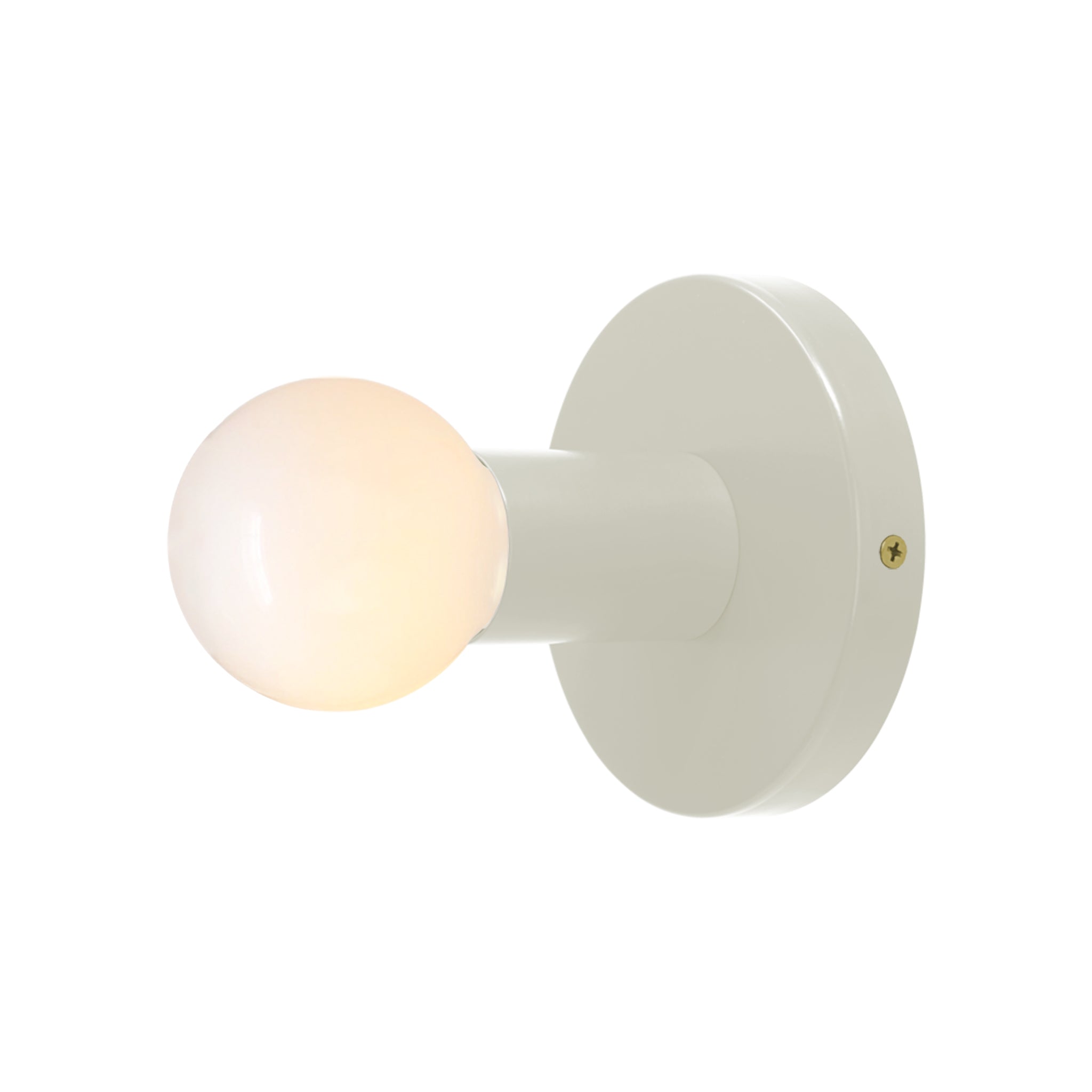 Brass and bone color Twink sconce Dutton Brown lighting