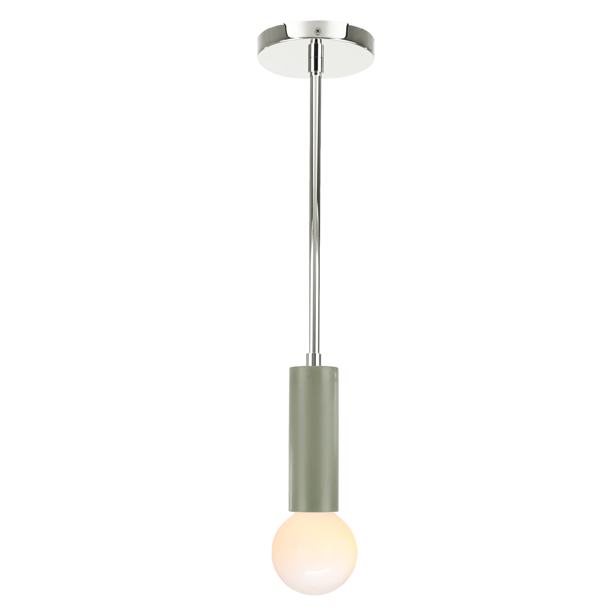 Nickel and spa color Eureka pendant Dutton Brown lighting