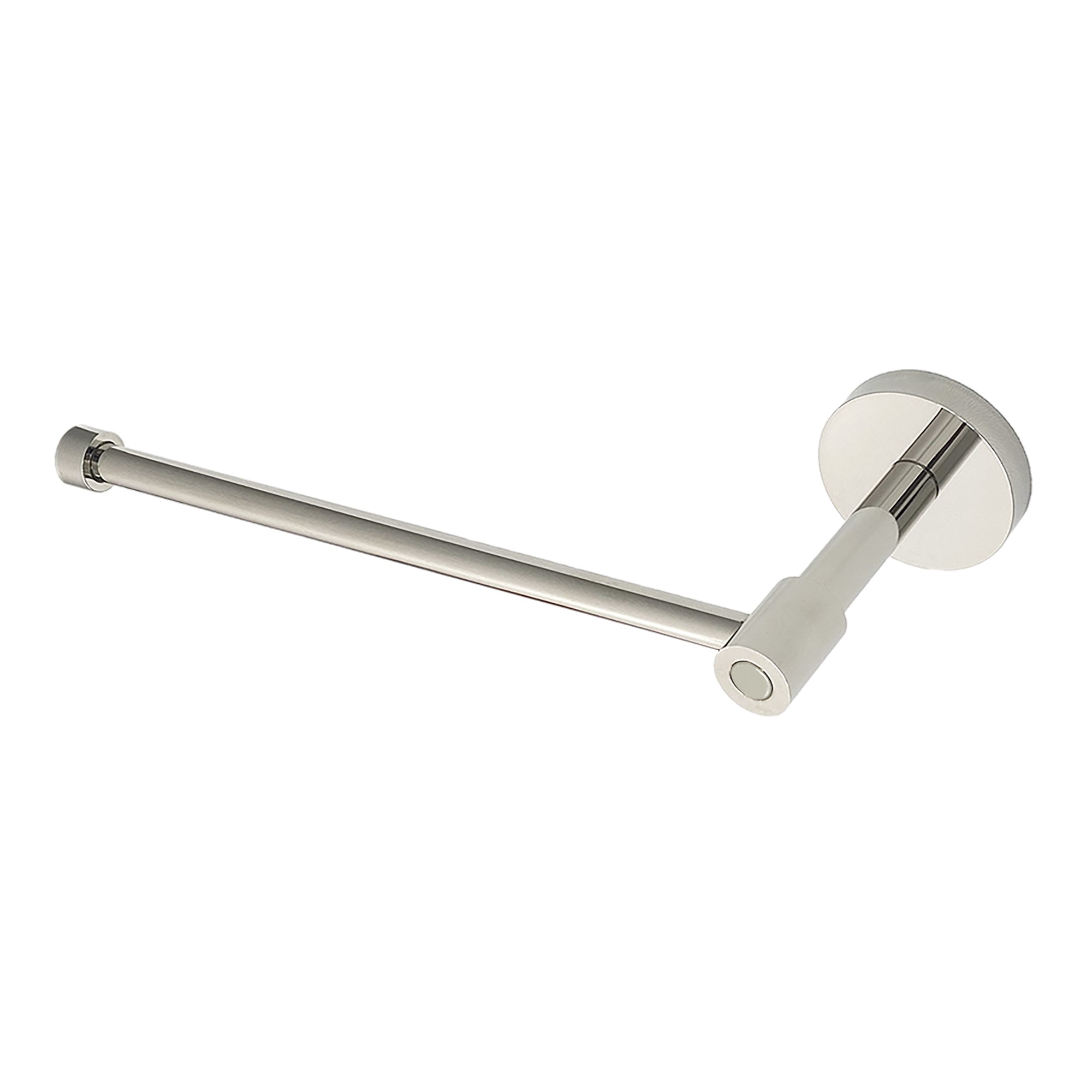 Nickel and bone color Head hand towel bar Dutton Brown hardware