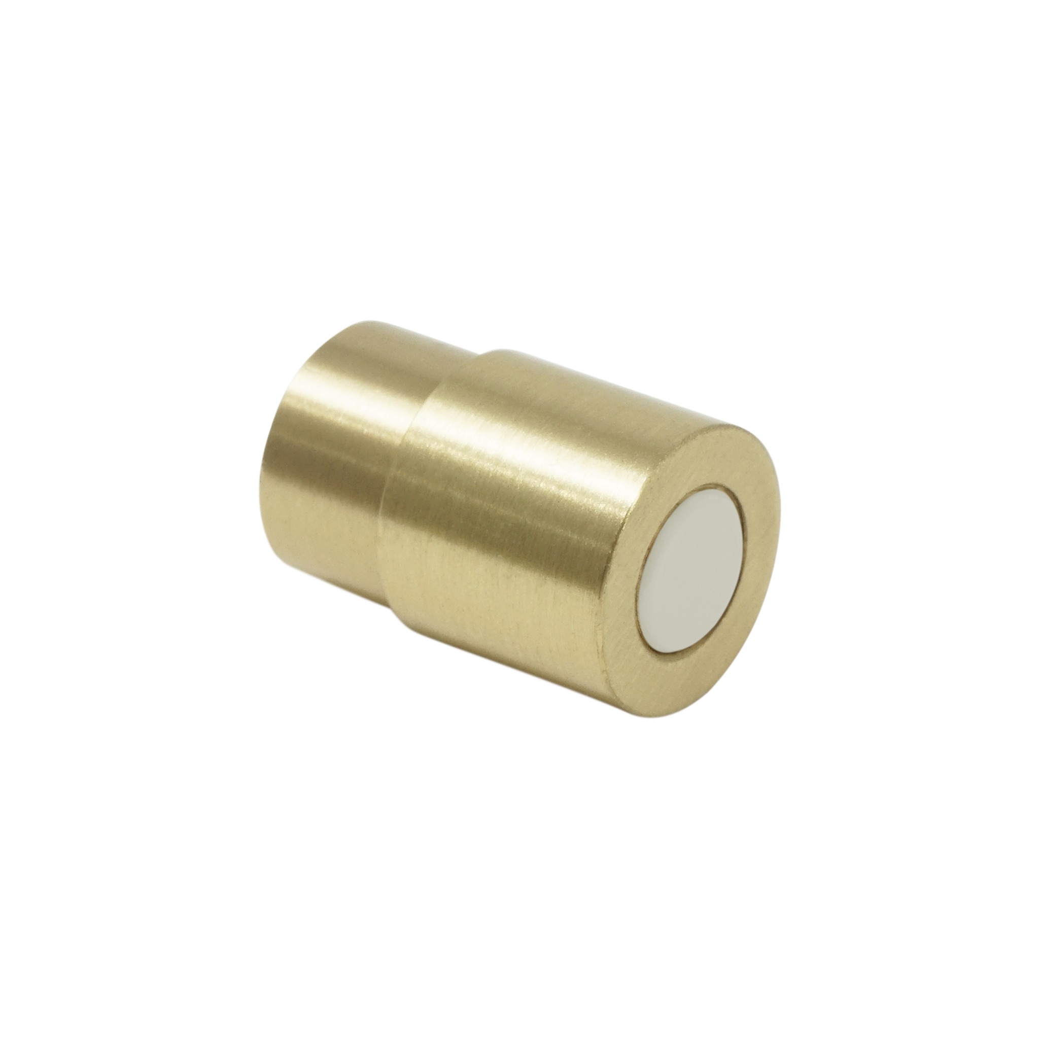 Brass and bone color Head knob Dutton Brown hardware