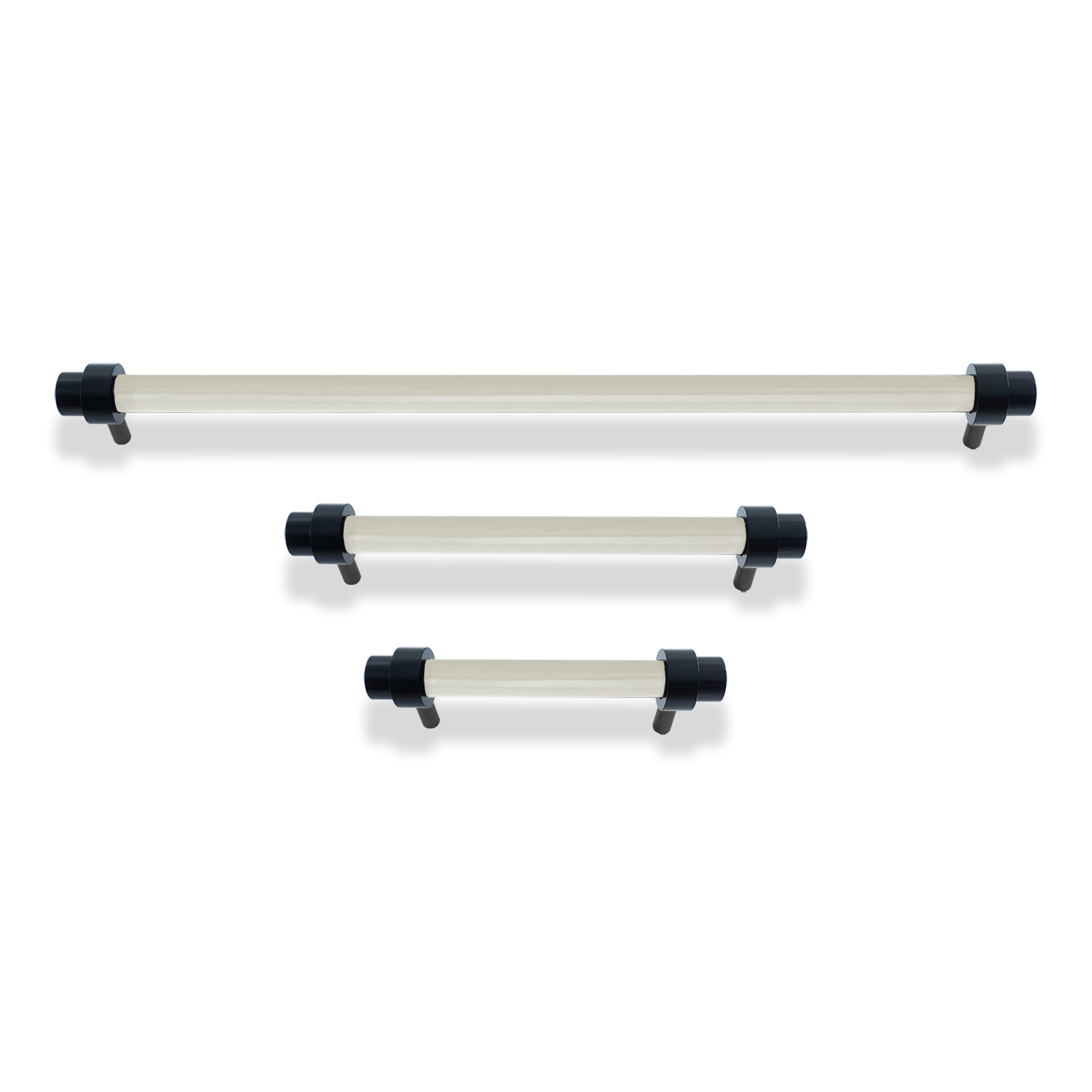 Black and bone color Persona pull Dutton Brown hardware