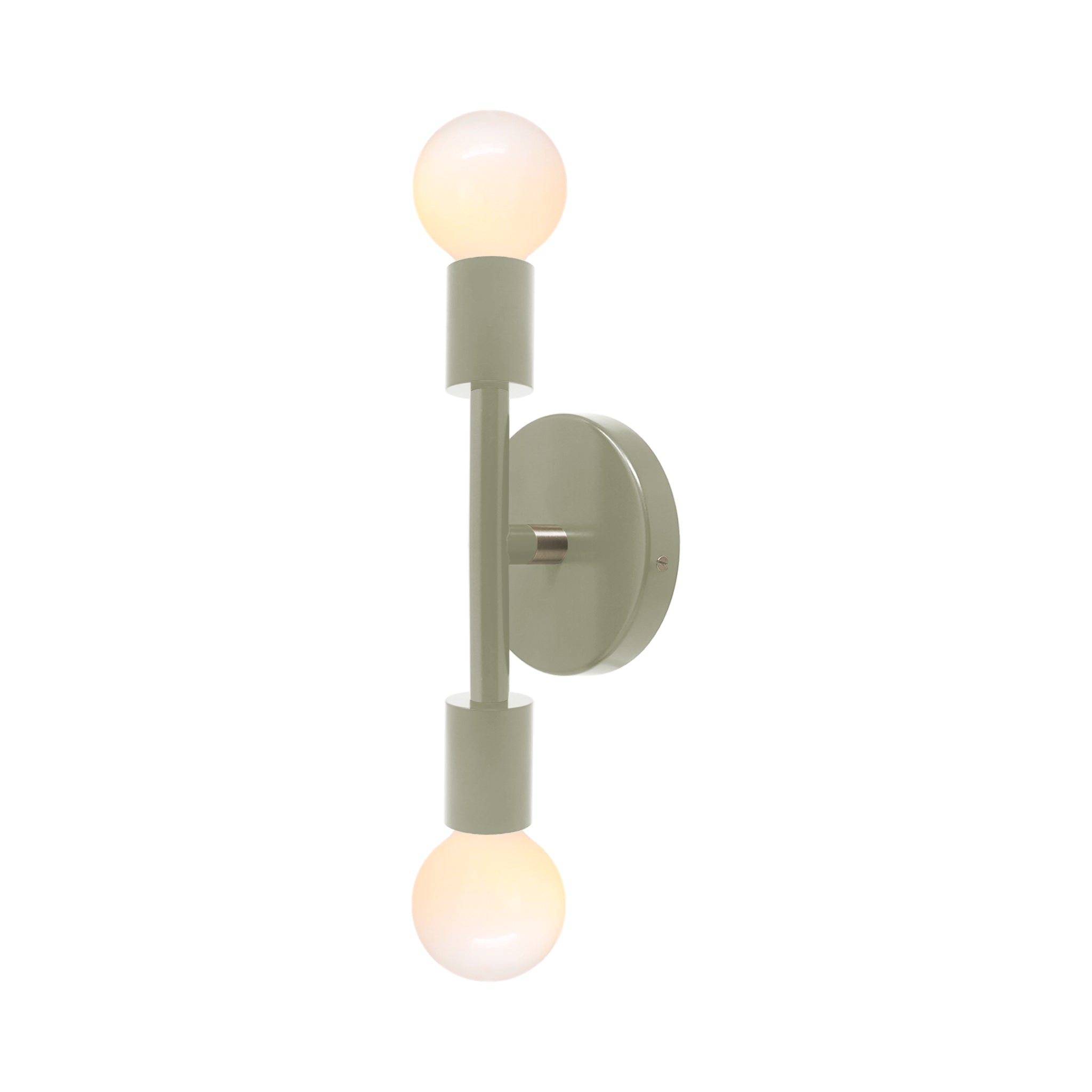 Nickel and spa color Pilot sconce 11" Dutton Brown lighting