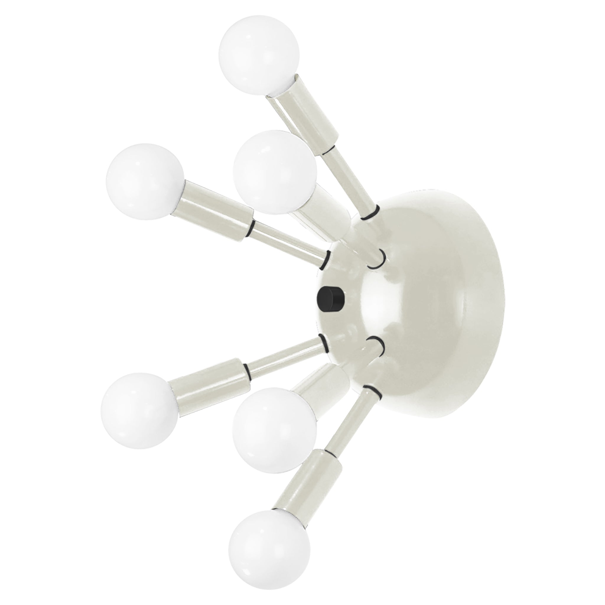 Black and bone color Sputnik sconce Dutton Brown lighting