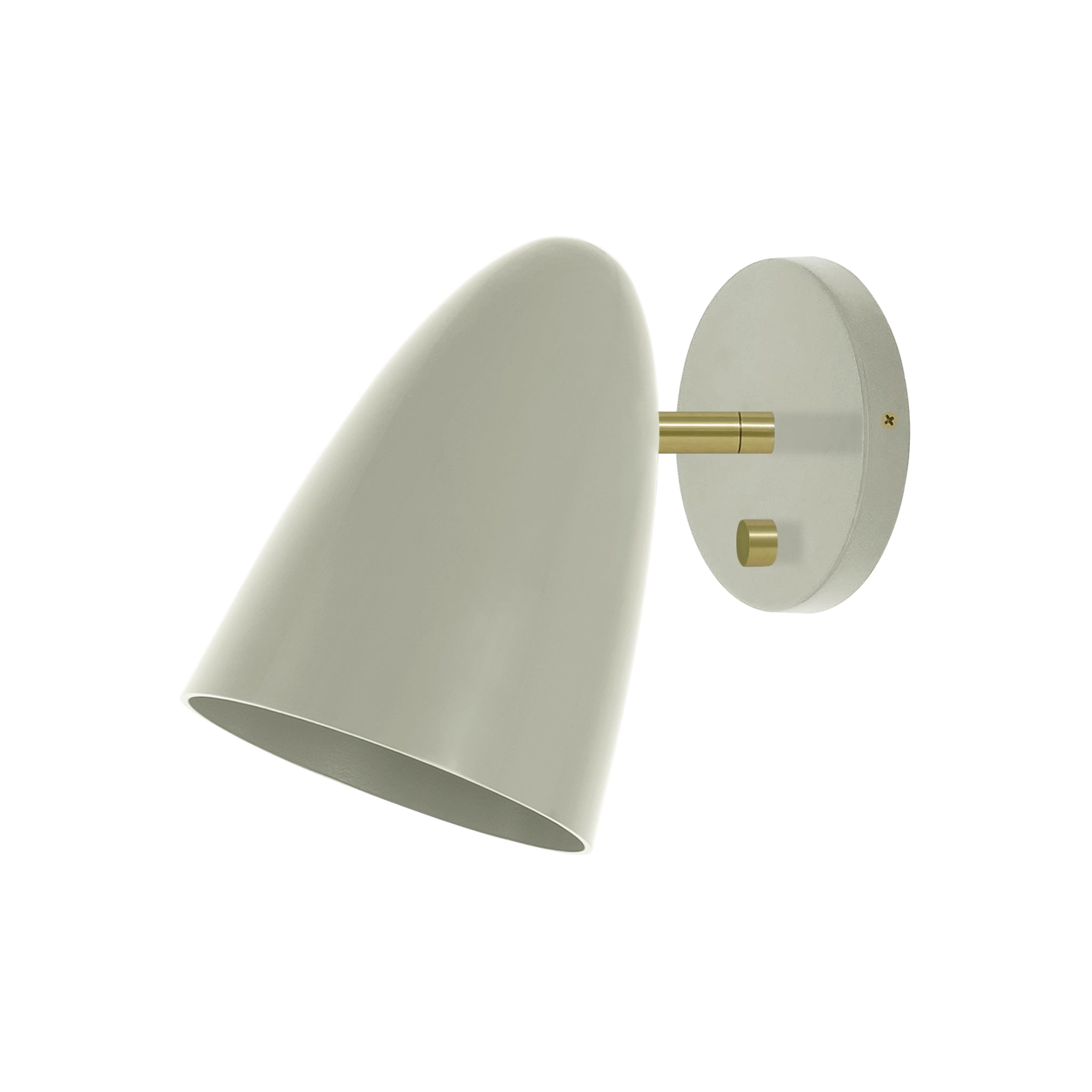 Brass and spa color Boom sconce no arm Dutton Brown lighting