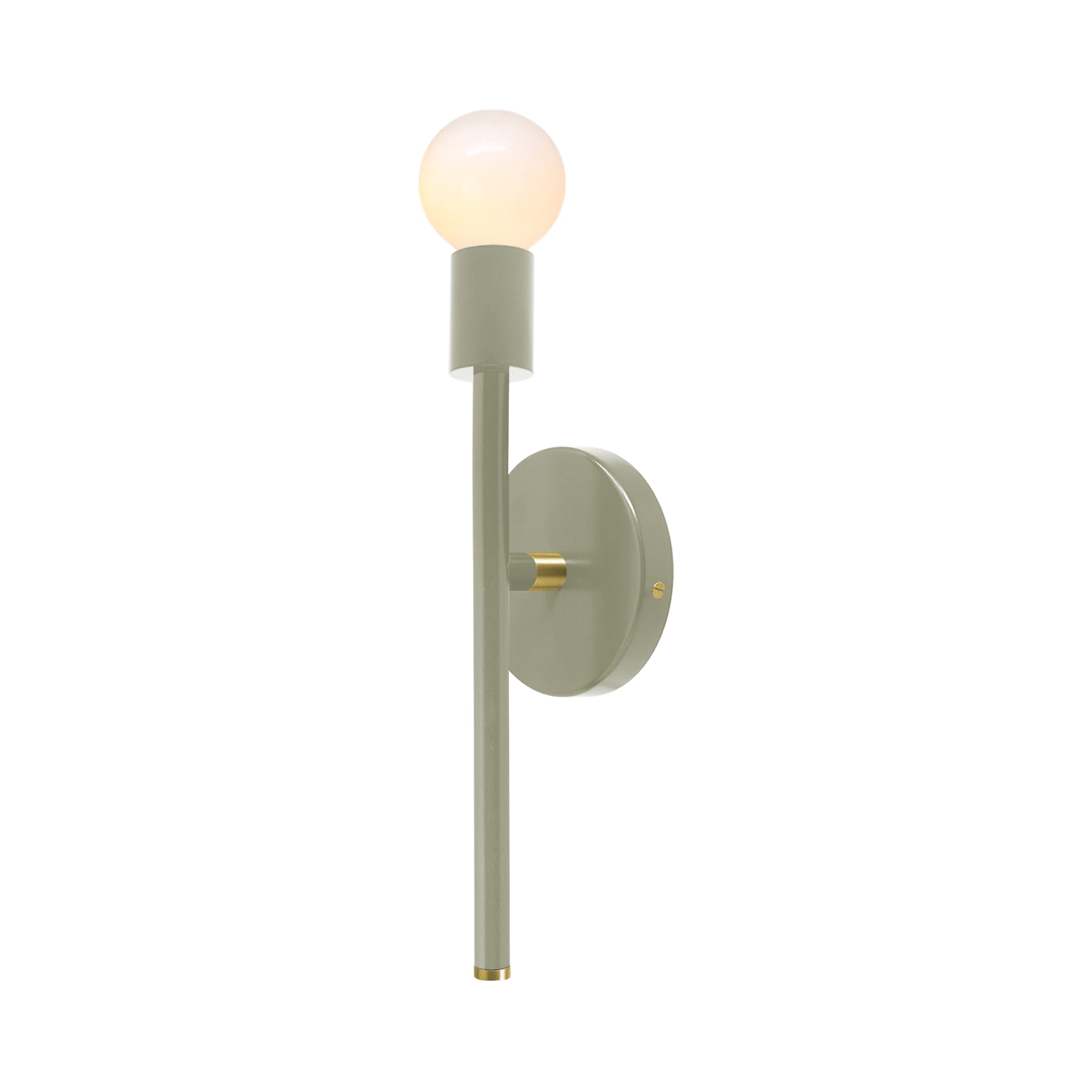 Brass and spa color Major sconce 15" Dutton Brown lighting