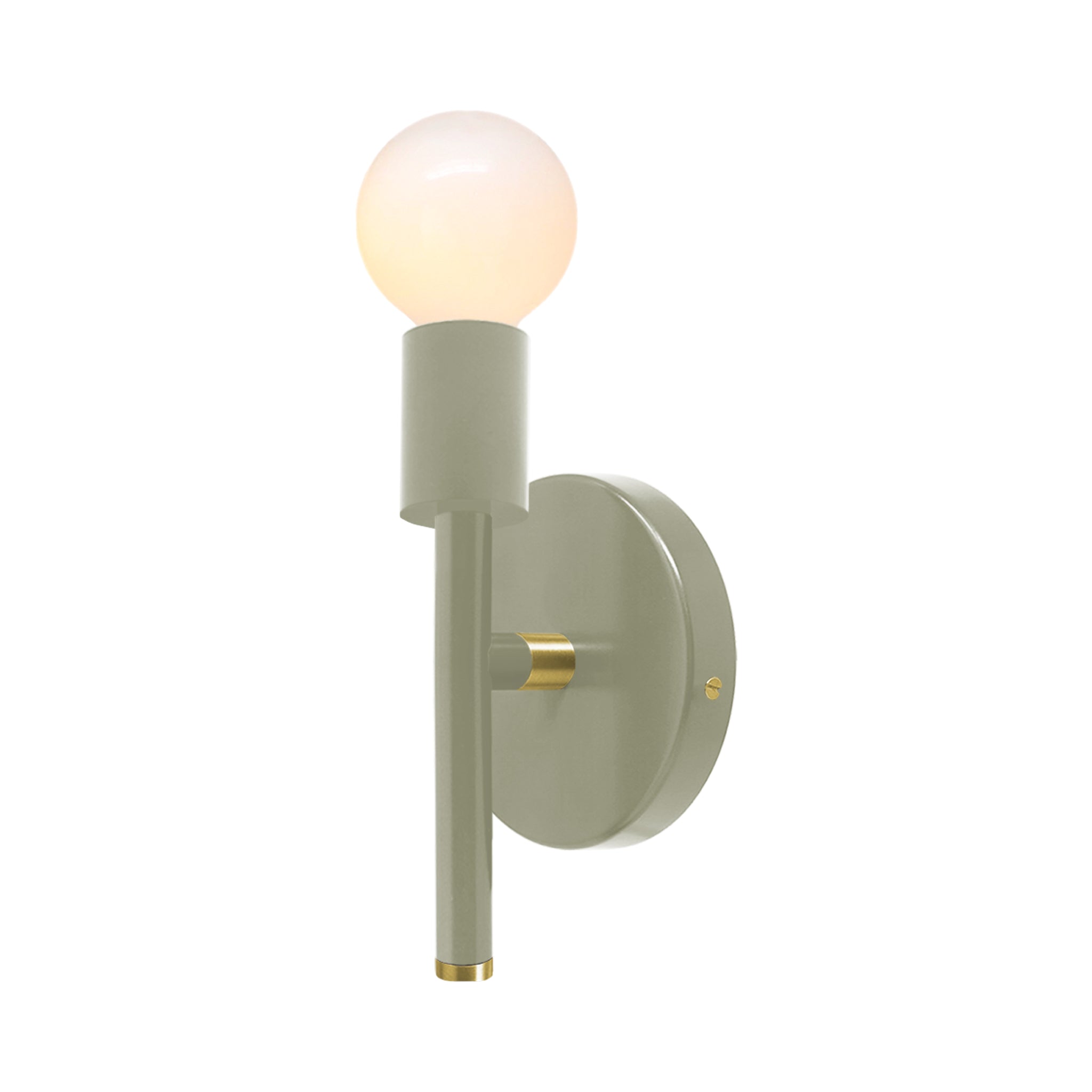 Brass and spa color Major sconce 9" Dutton Brown lighting