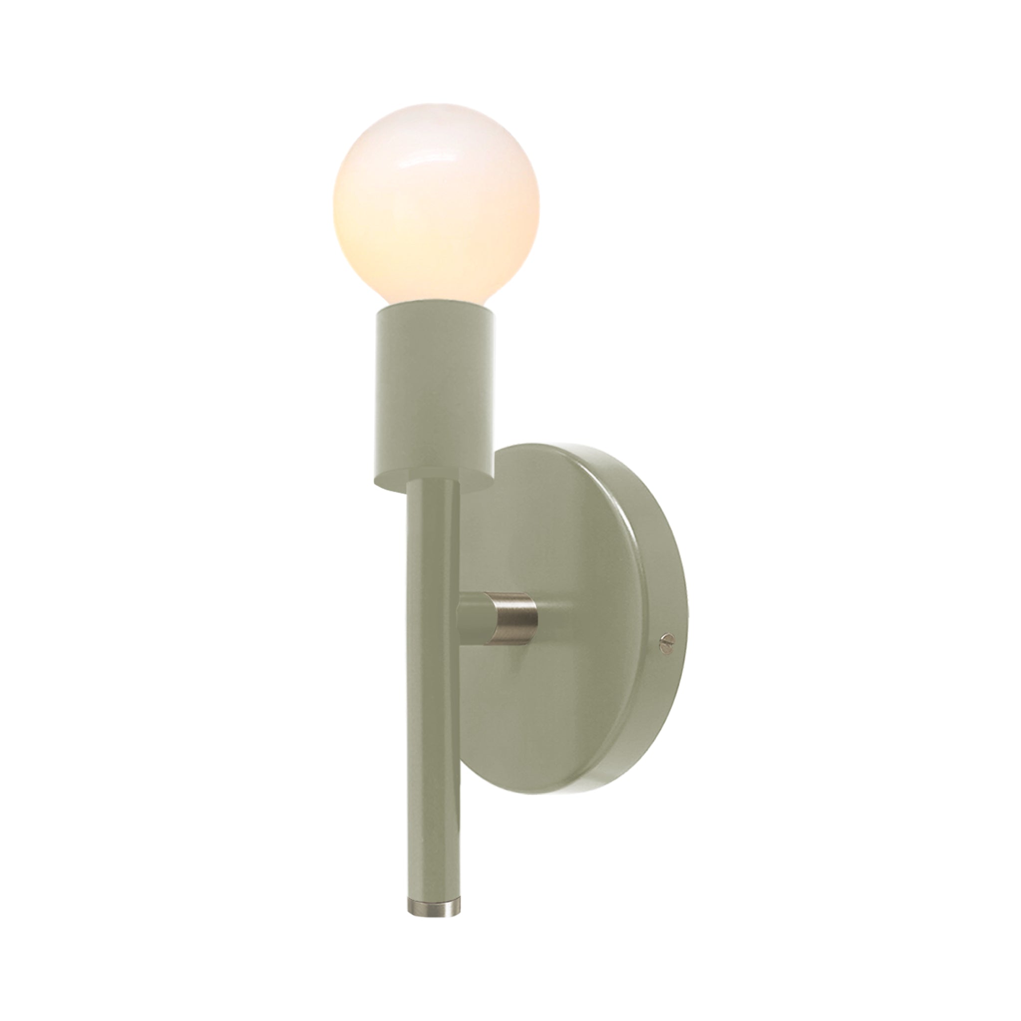 Nickel and spa color Major sconce 9" Dutton Brown lighting