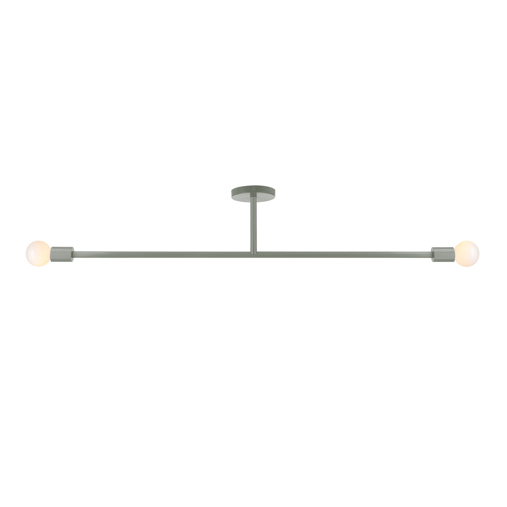Spa color Pilot flush mount 47" Dutton Brown lighting