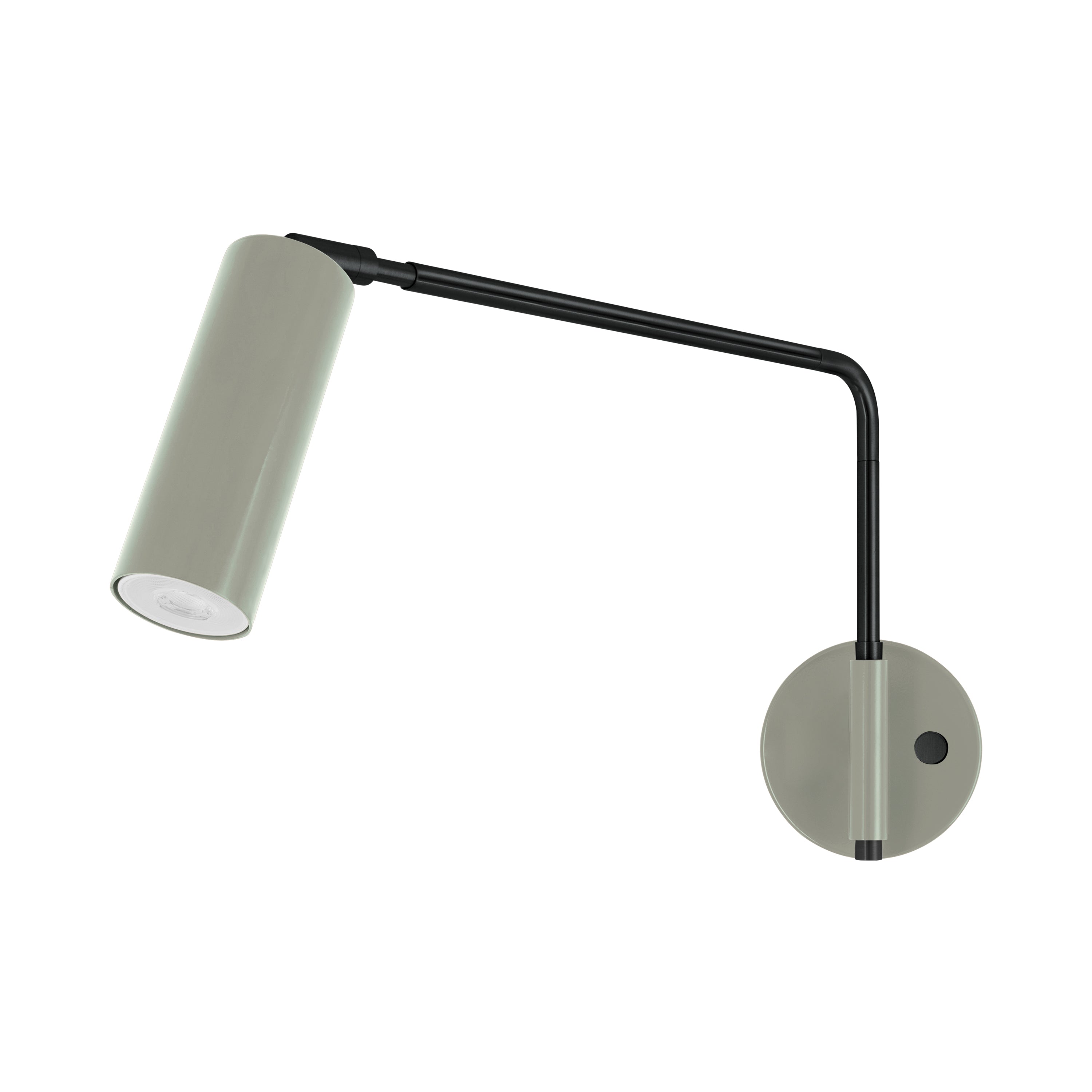 Black and spa color Color Reader Swing Arm sconce Dutton Brown lighting