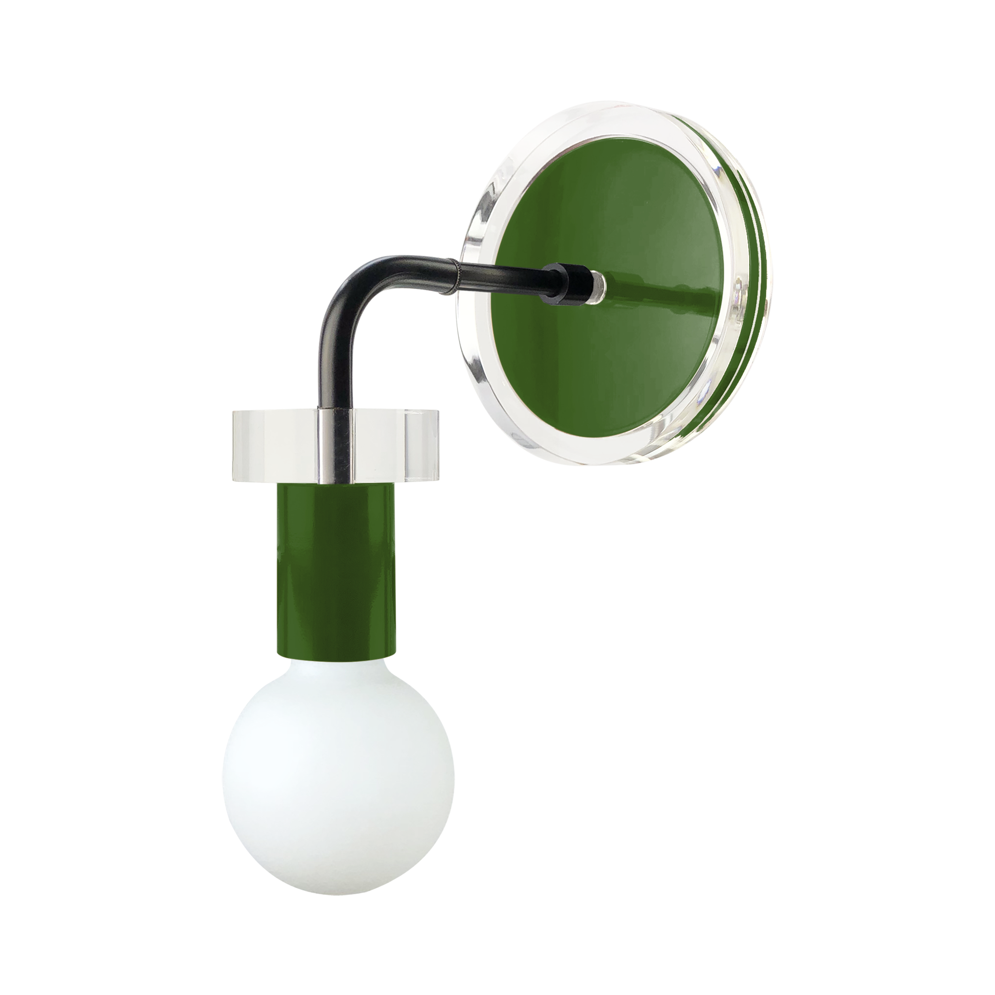 Black and python green color Adore sconce Dutton Brown lighting
