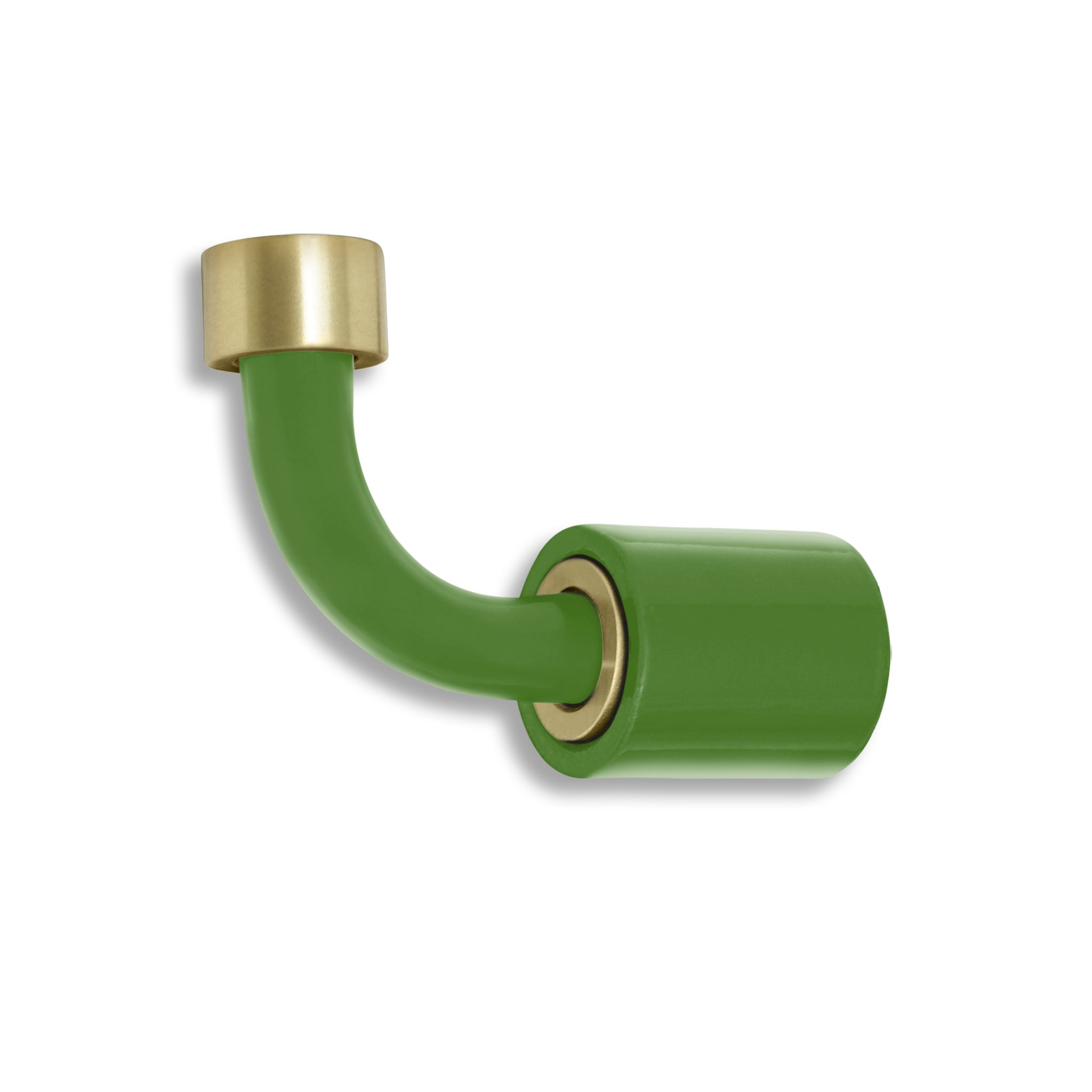 Brass and python green color Throne hook Dutton Brown hardware