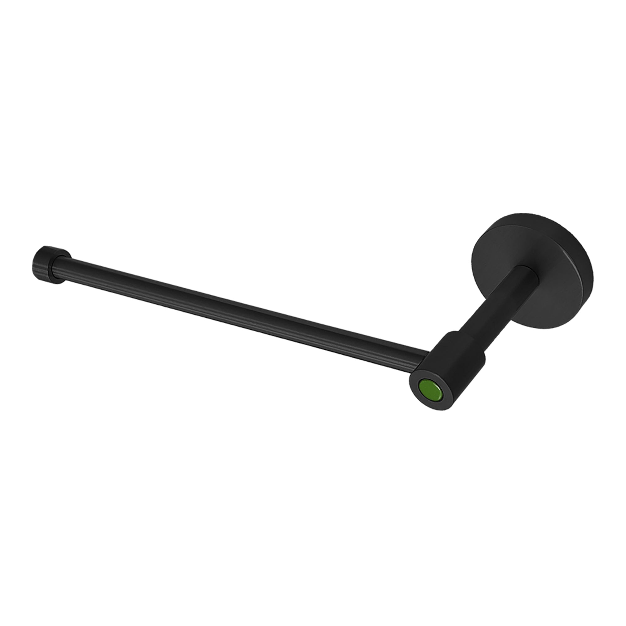 Black and python green color Head hand towel bar Dutton Brown hardware