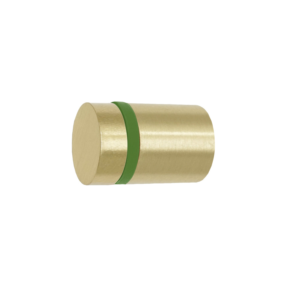 Brass and python green color Highness knob Dutton Brown hardware