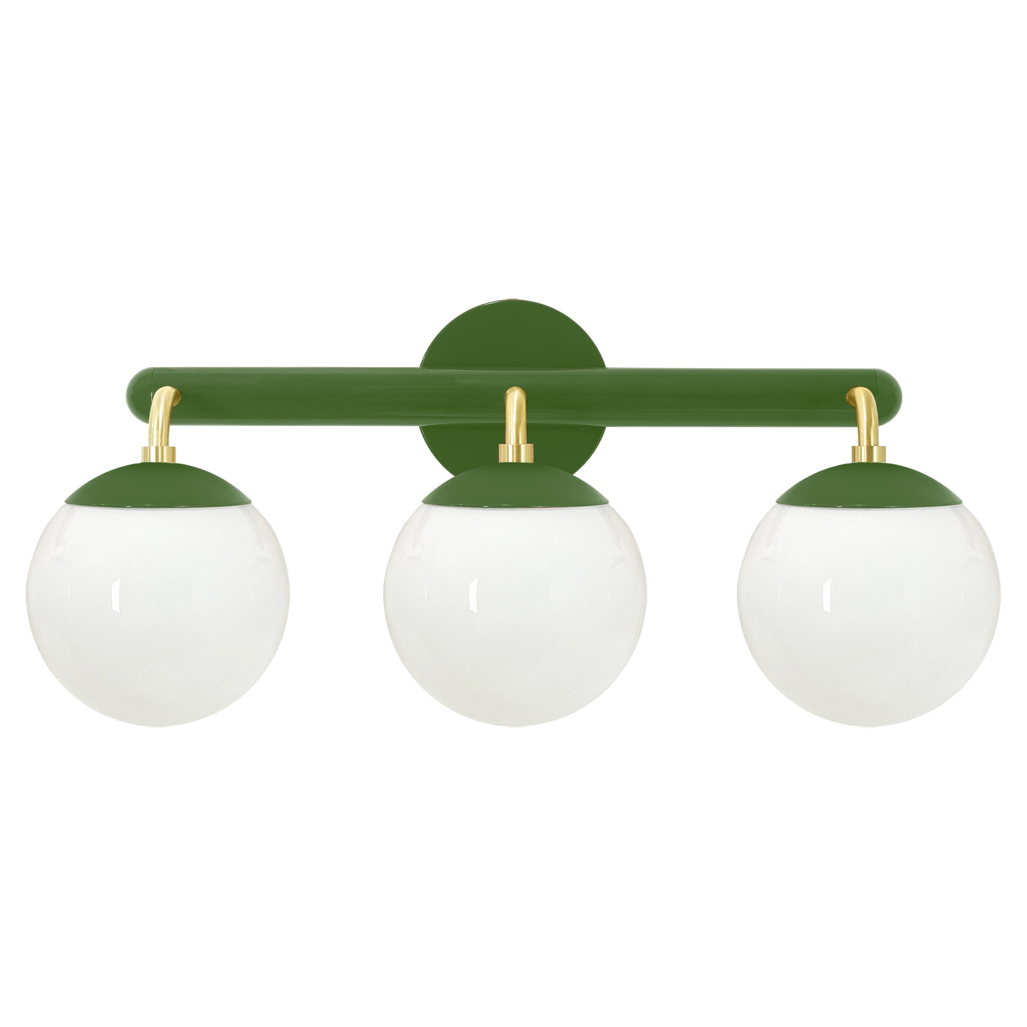 Brass and python green color Legend 3 sconce Dutton Brown lighting