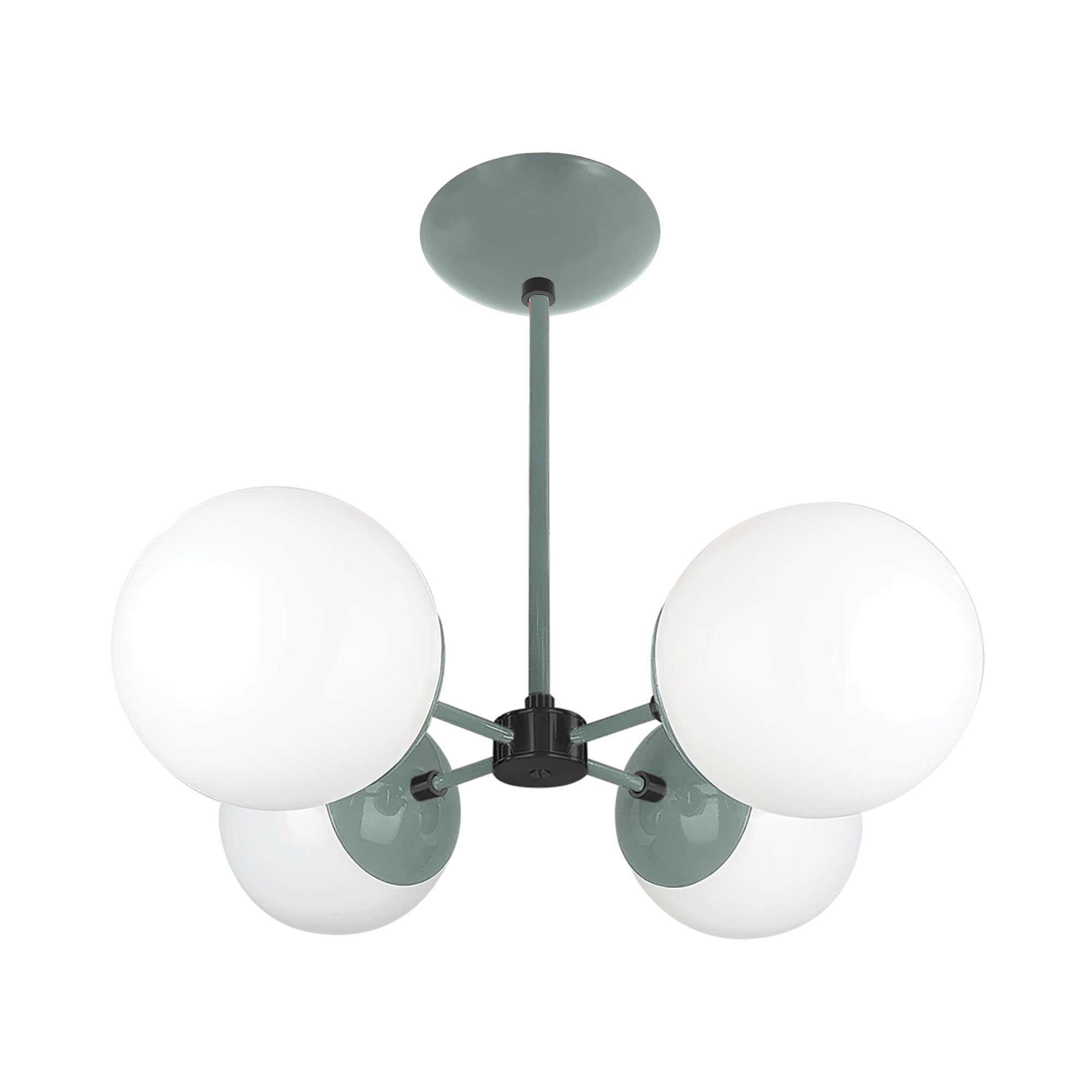 Black and lagoon color Orbi chandelier Dutton Brown lighting
