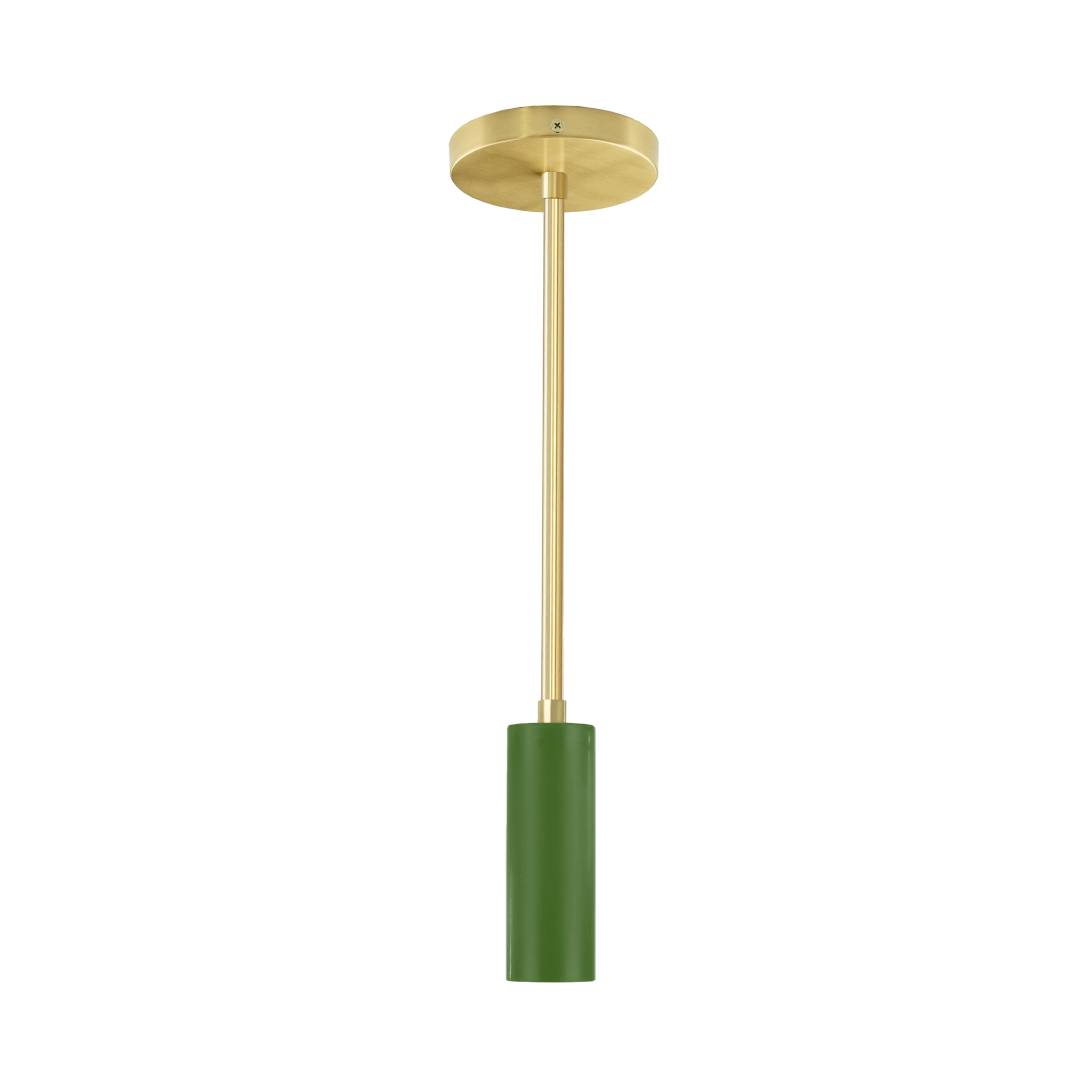 Brass and python green color Reader pendant Dutton Brown lighting