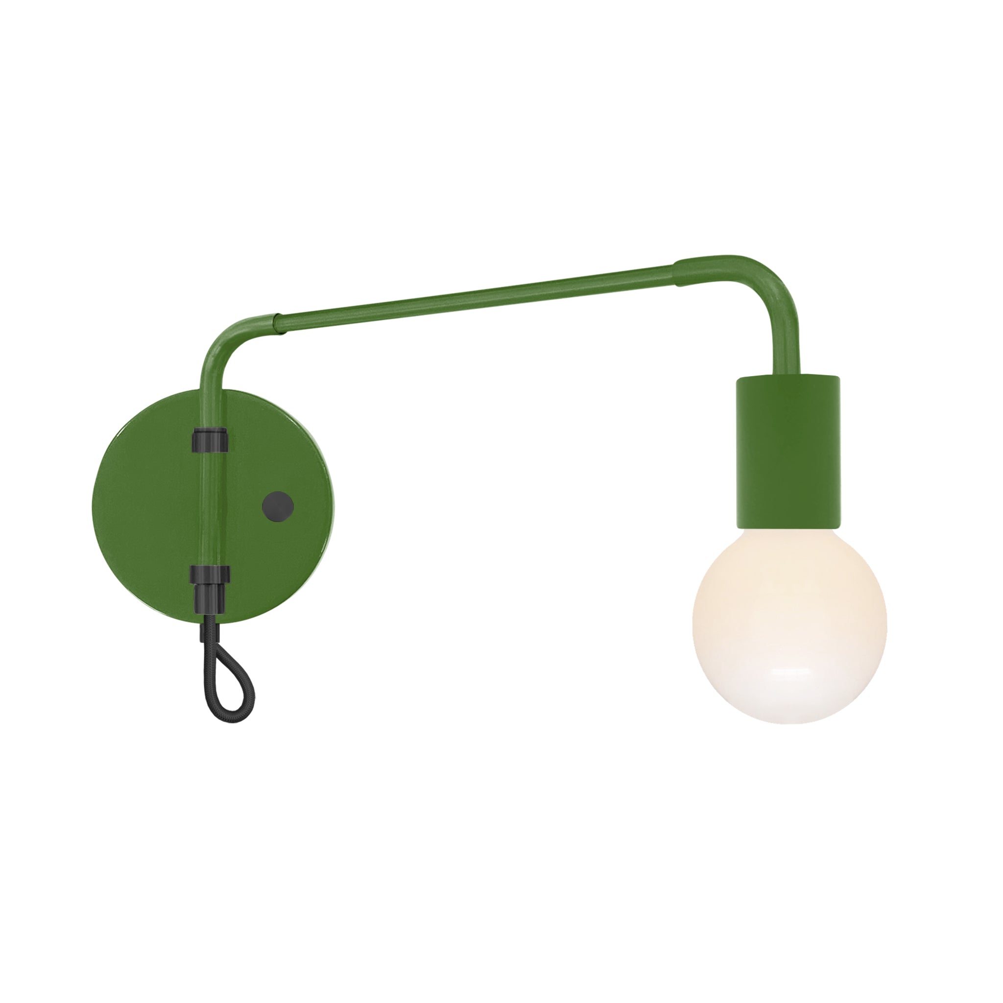 Black and python green color Sway sconce Dutton Brown lighting