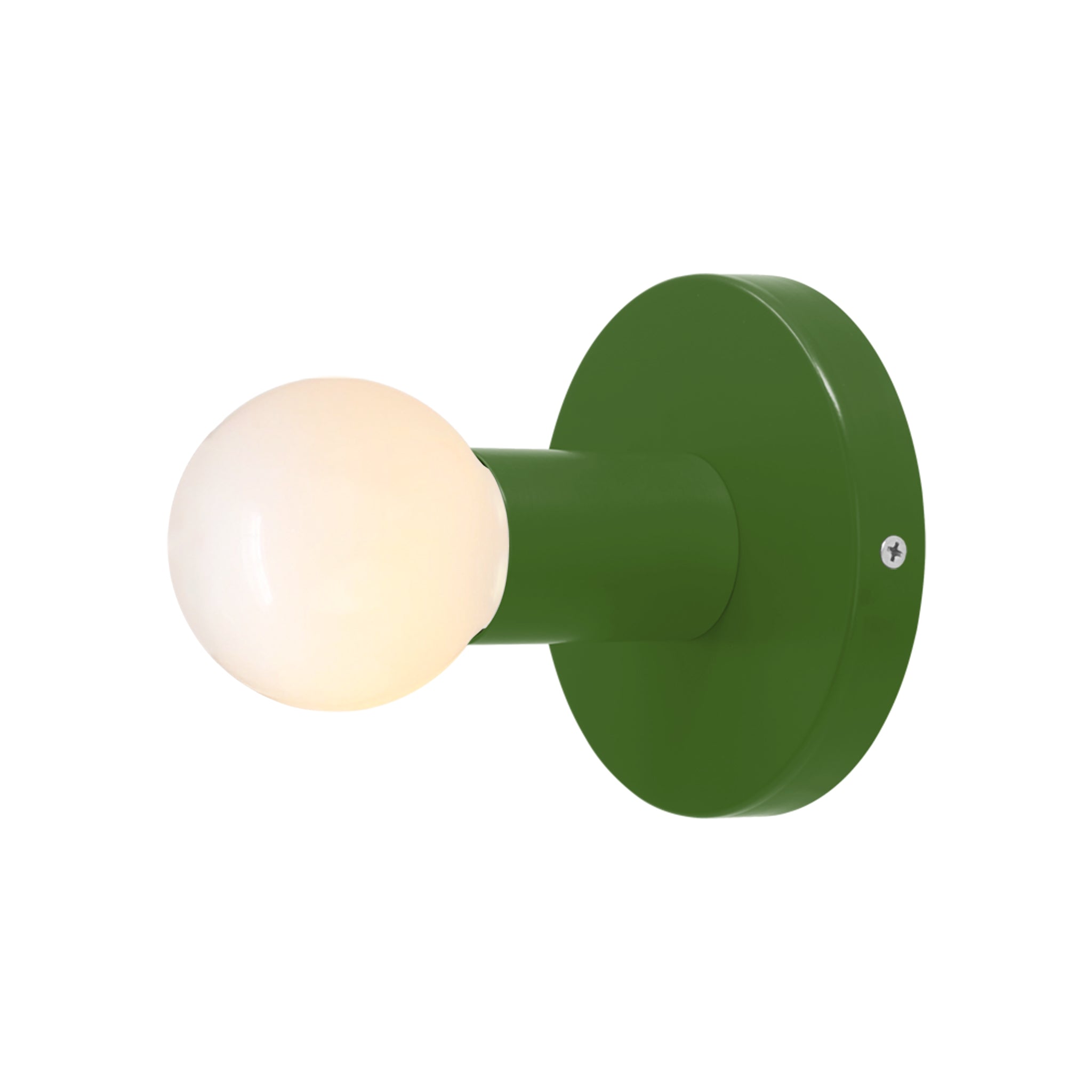 Nickel and lagoon color Twink sconce Dutton Brown lighting