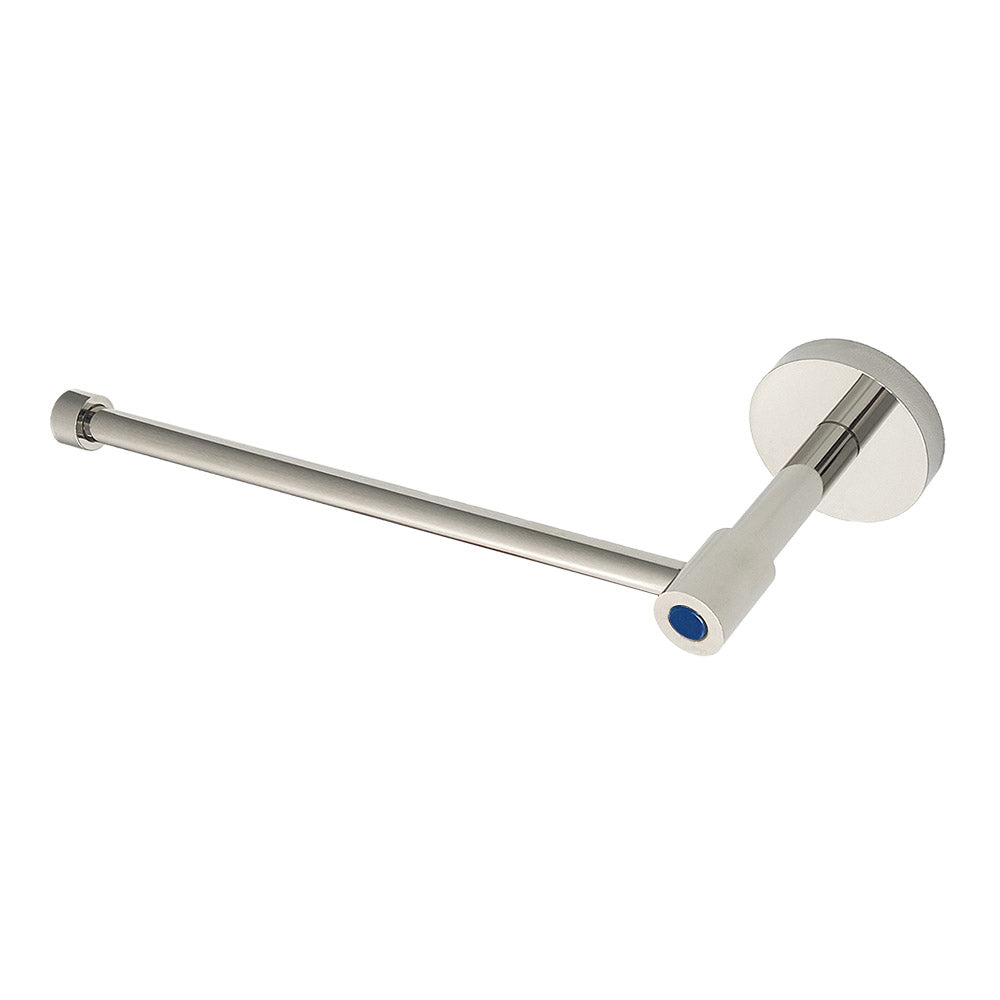 Nickel and cobalt color Head hand towel bar Dutton Brown hardware