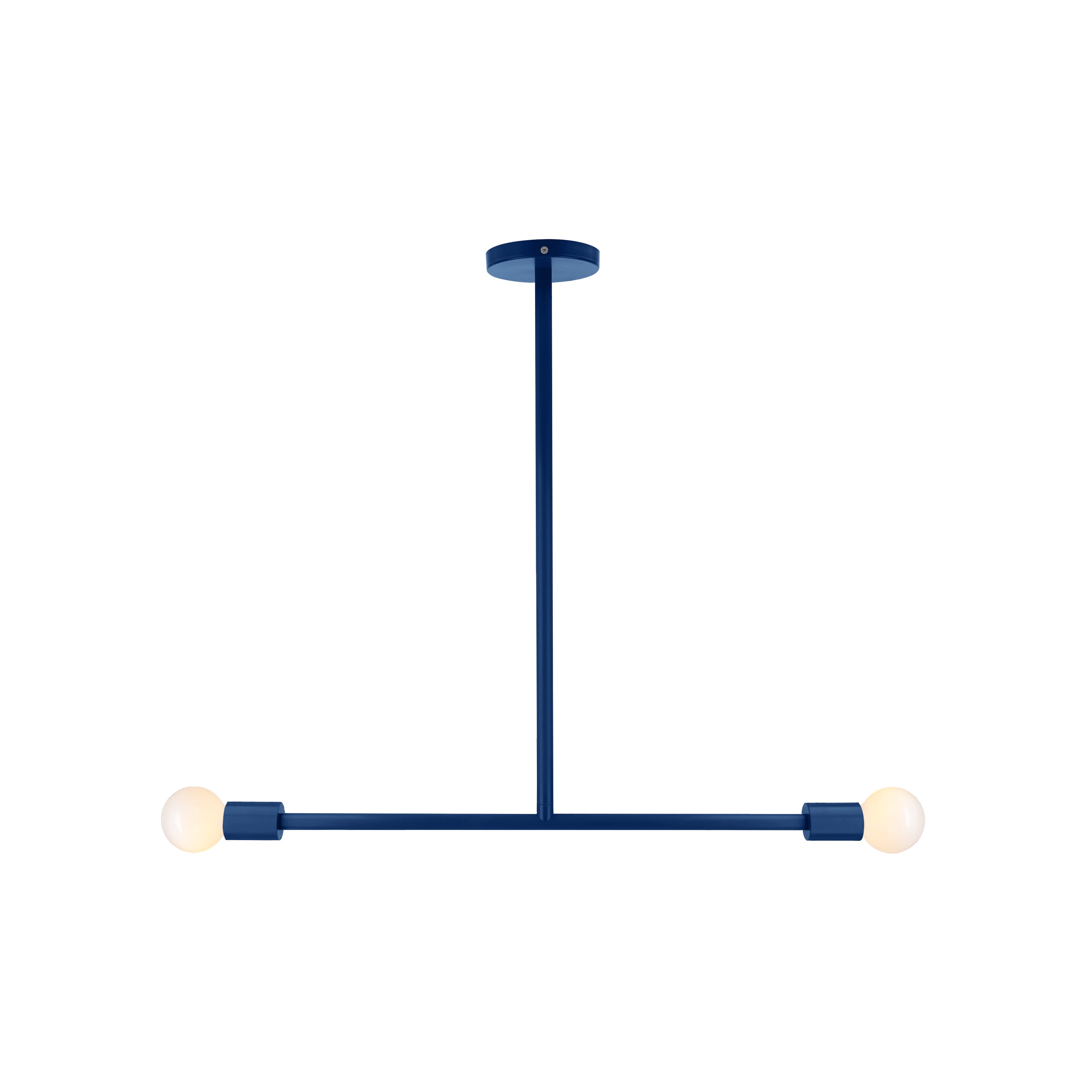 Cobalt color Pilot pendant 29" Dutton Brown lighting
