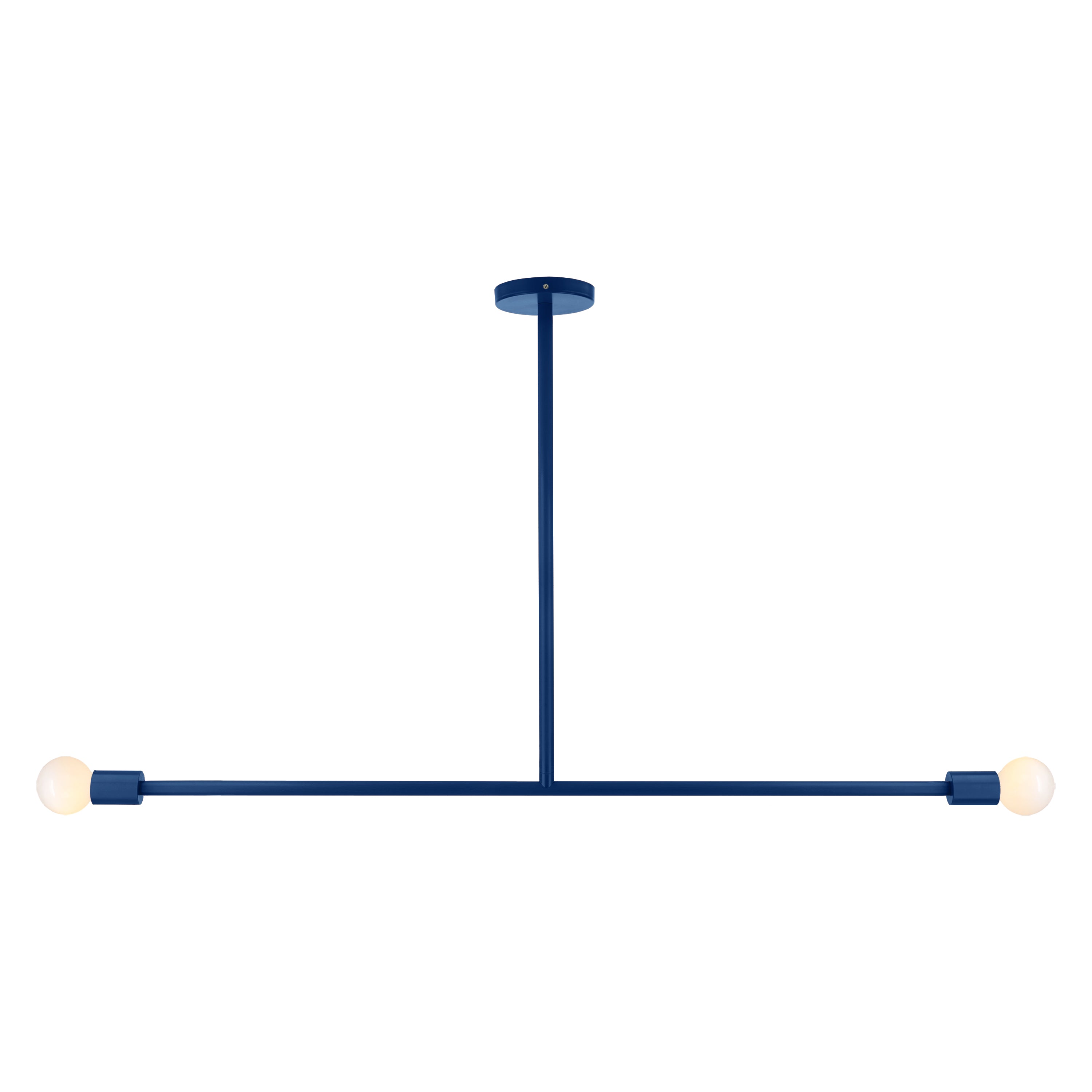 Cobalt color Pilot pendant 47" Dutton Brown lighting