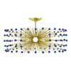 Color Beaded Urchin Flush Mount 20"