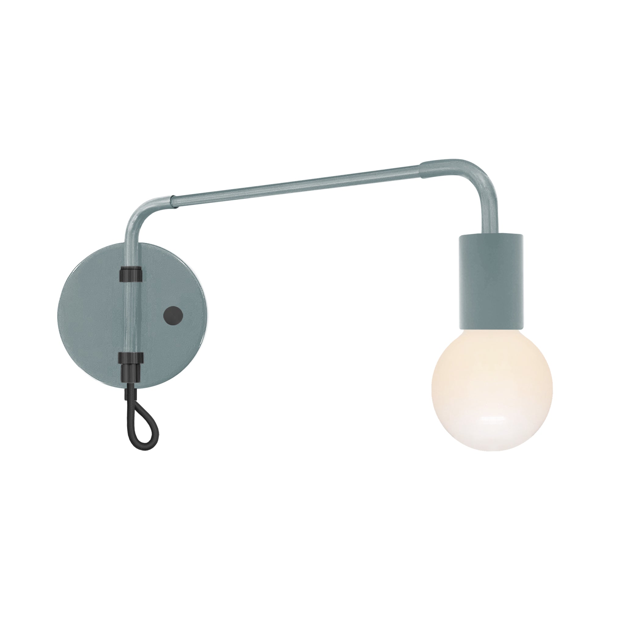 Black and lagoon color Sway sconce Dutton Brown lighting