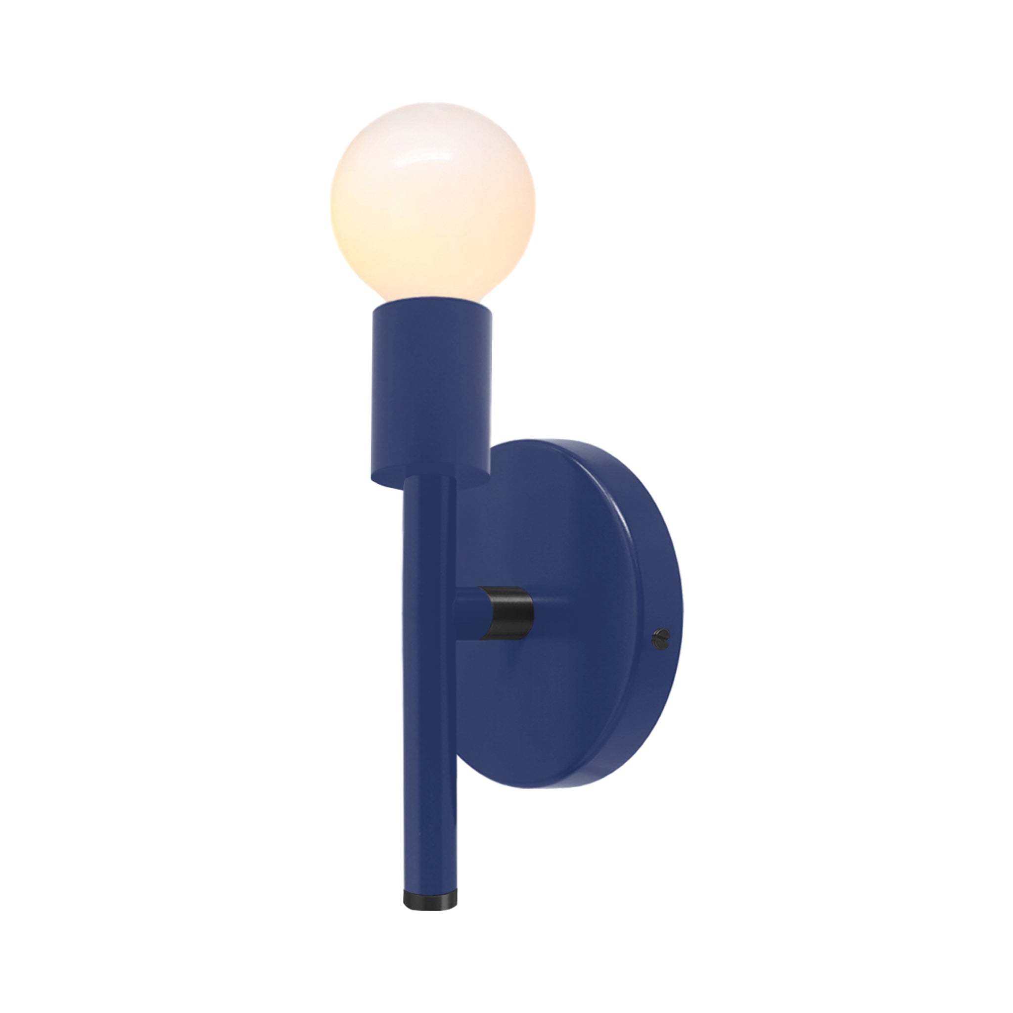 Black and cobalt color Major sconce 9" Dutton Brown lighting