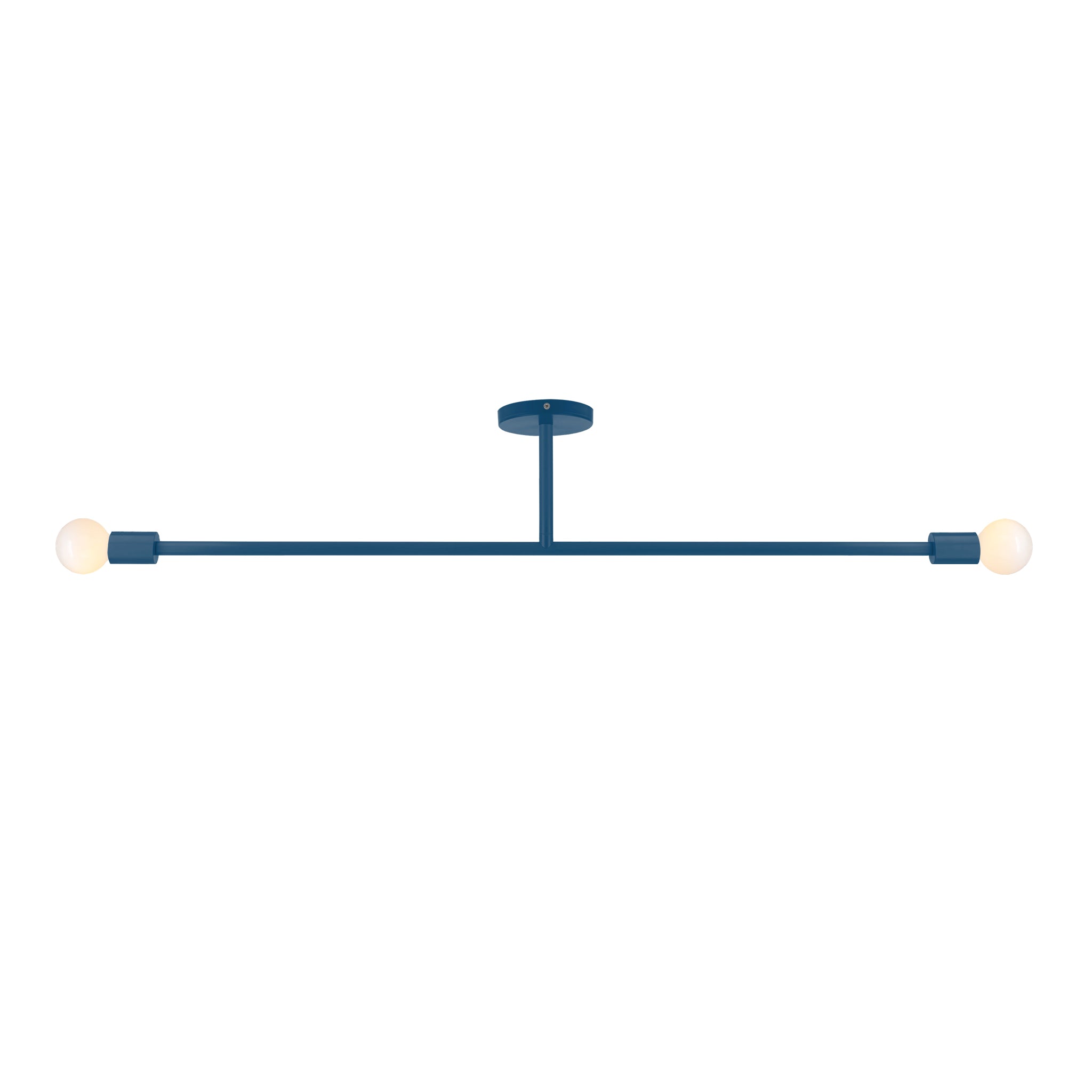 Slate blue color Pilot flush mount 47" Dutton Brown lighting
