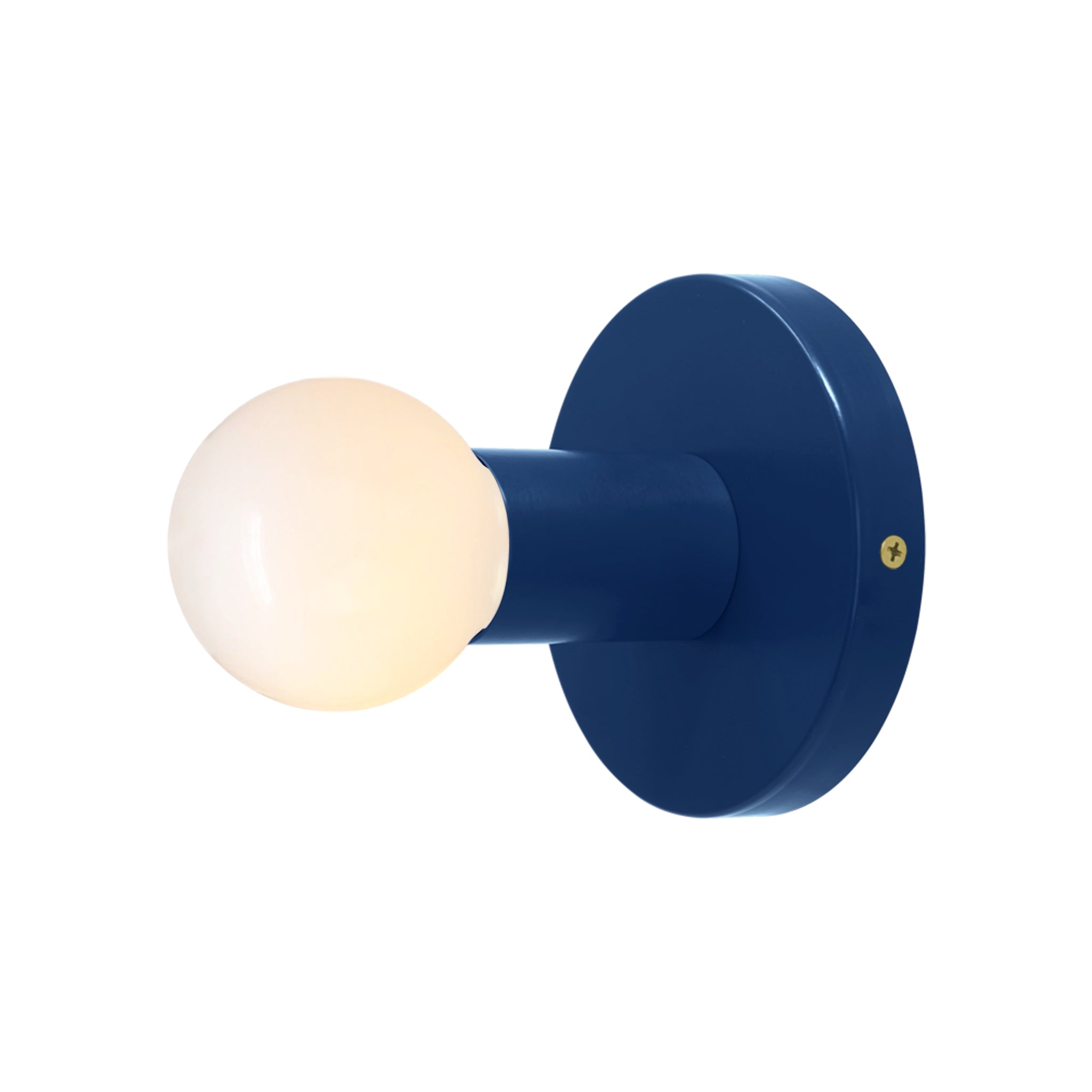 Brass and cobalt color Twink sconce Dutton Brown lighting