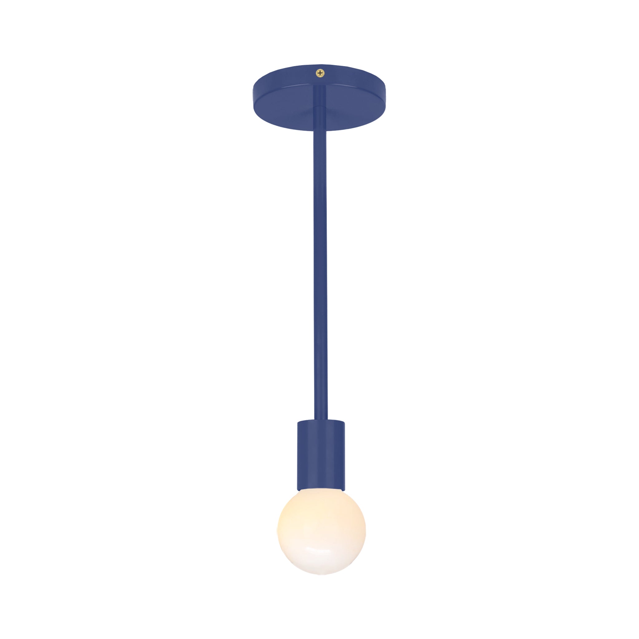 Brass and cobalt color Twink pendant Dutton Brown lighting