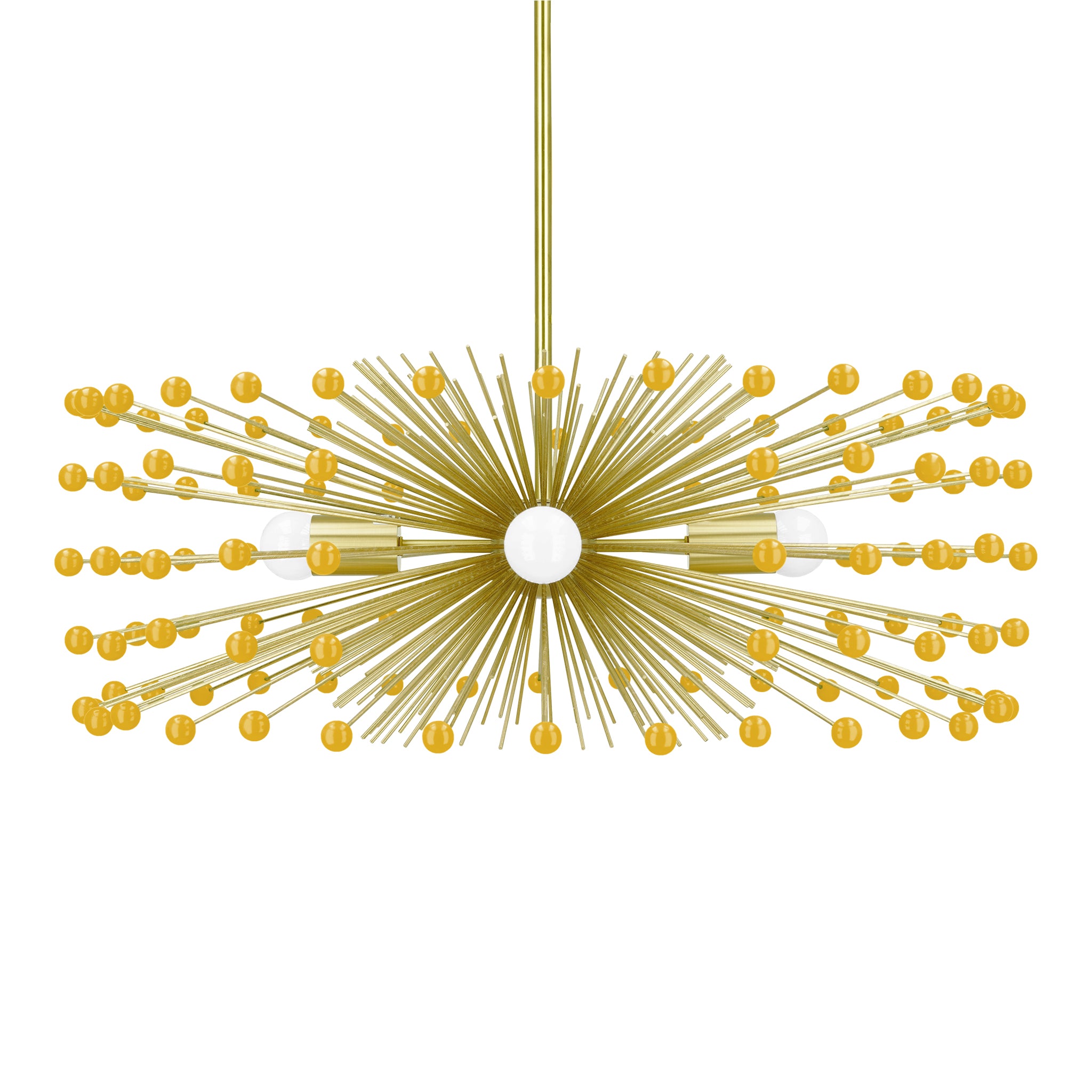 Color Beaded Urchin Chandelier 27 - Mid Century Modern Lighting