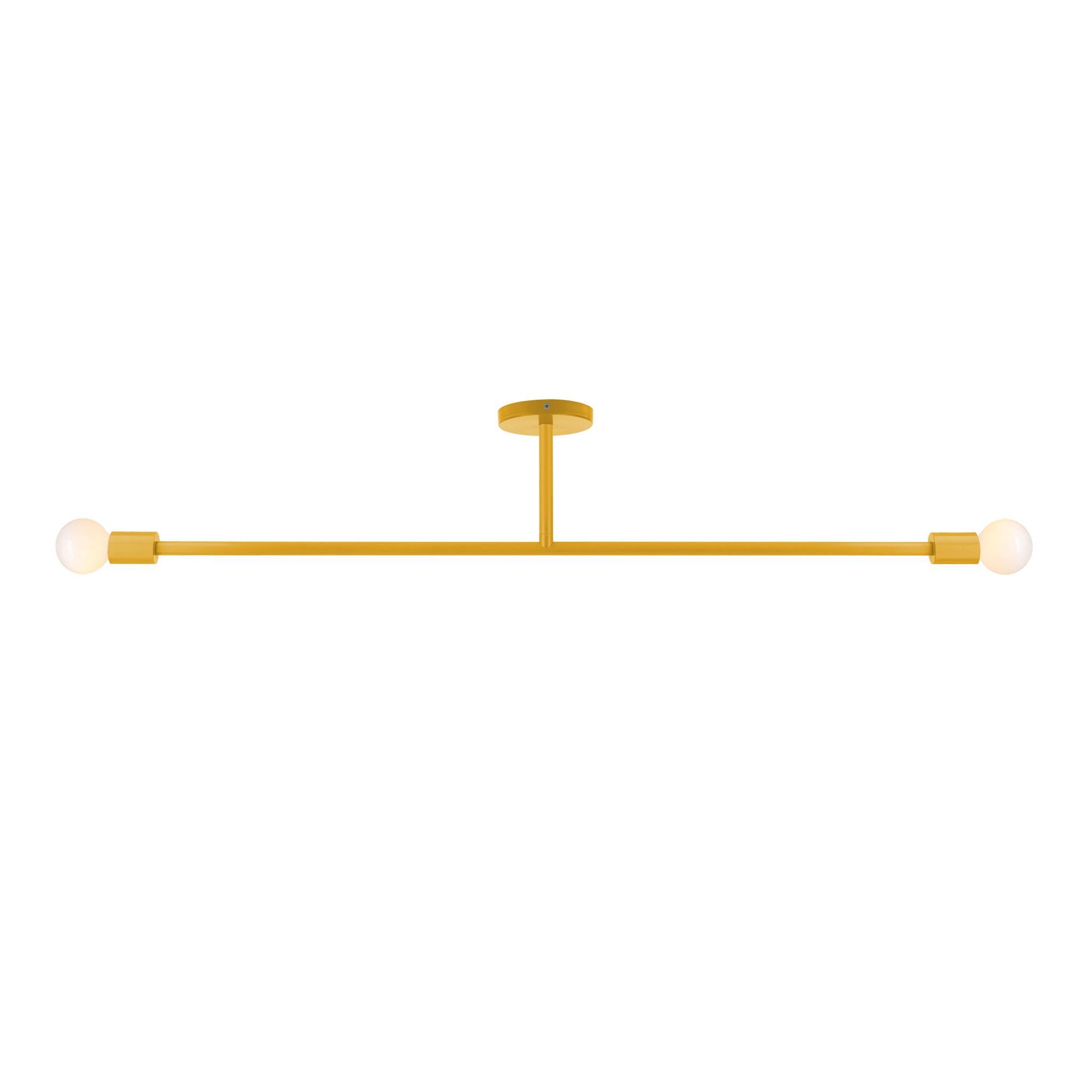 Ochre color Pilot flush mount 47" Dutton Brown lighting