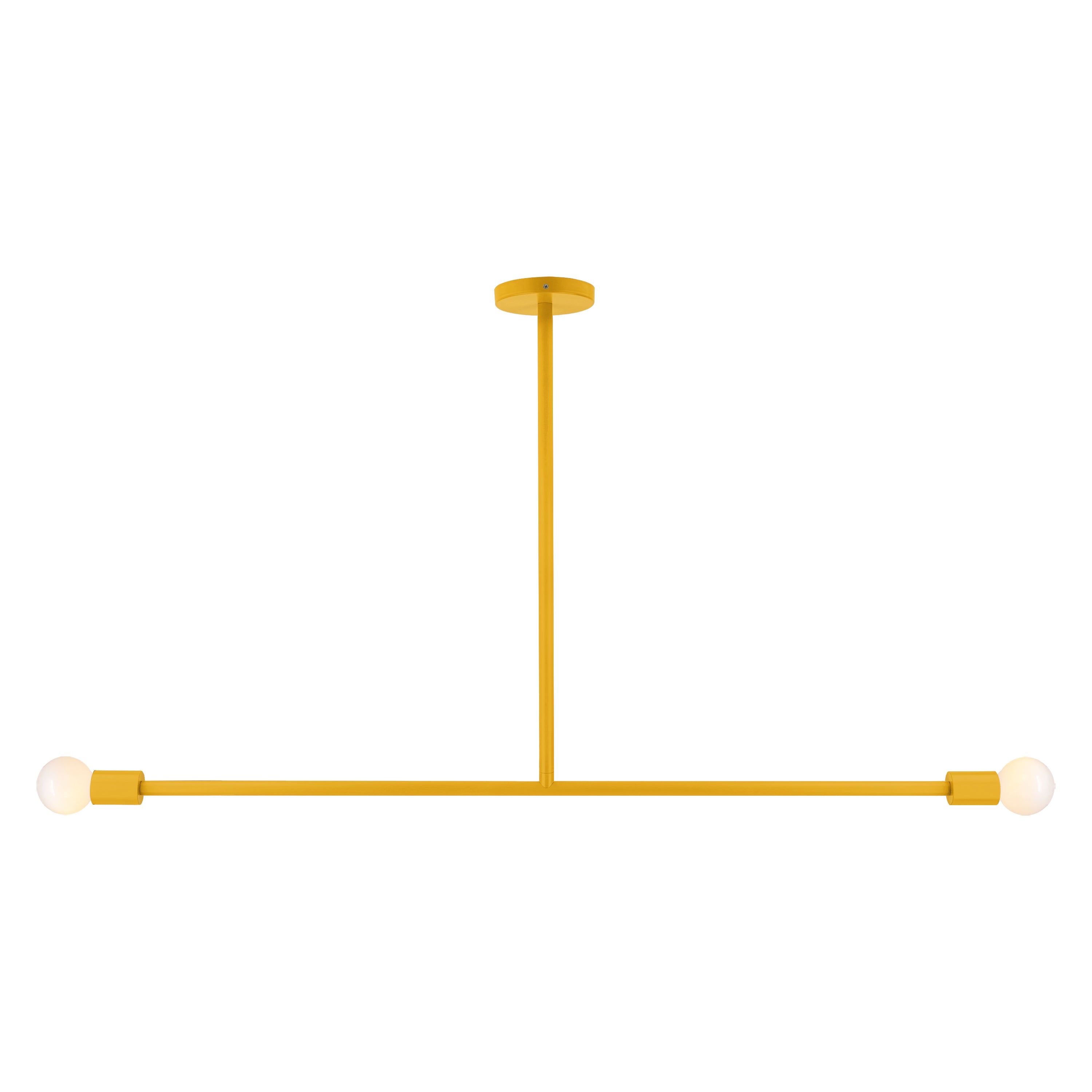 Ochre color Pilot pendant 47" Dutton Brown lighting