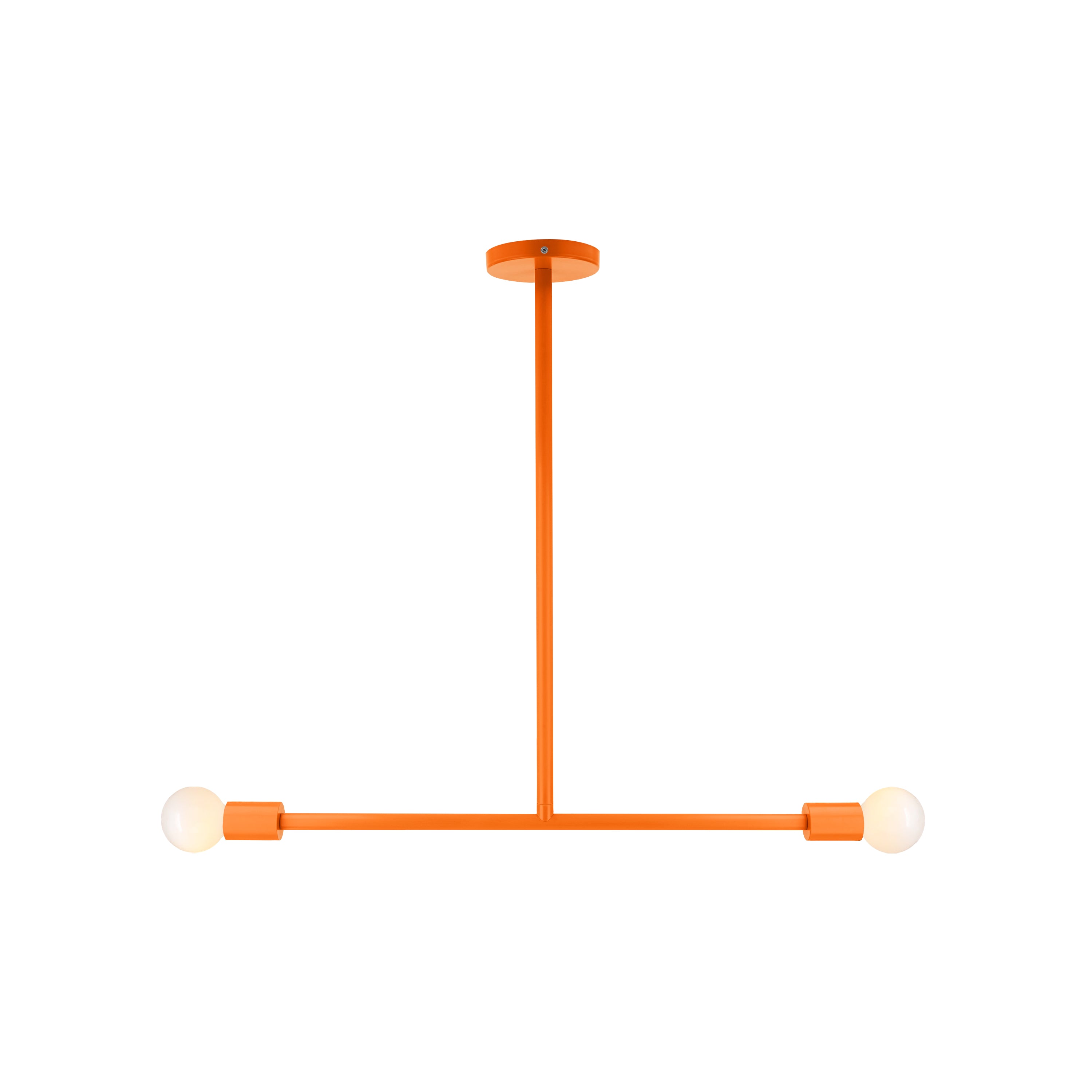 Orange color Pilot pendant 29" Dutton Brown lighting