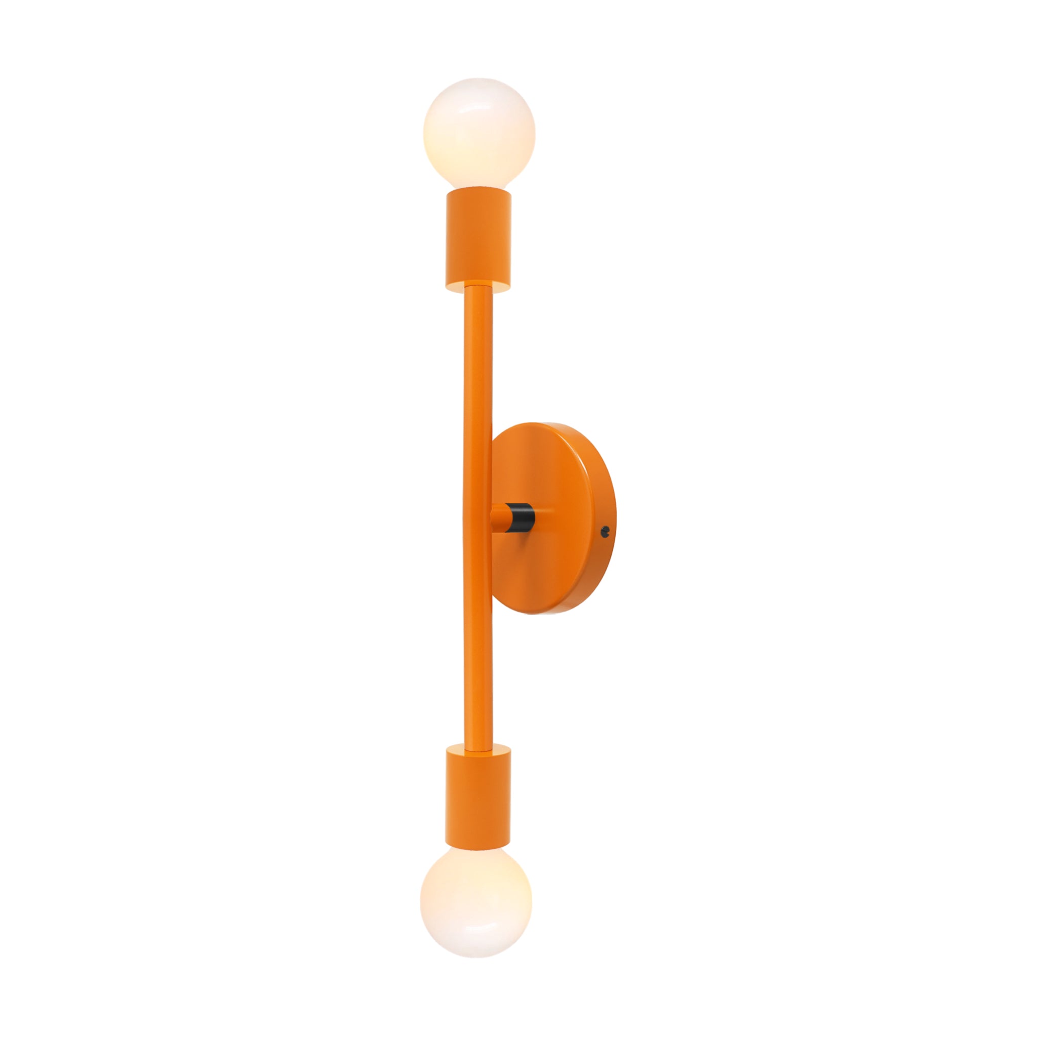 Black and orange color Pilot sconce 17" Dutton Brown lighting