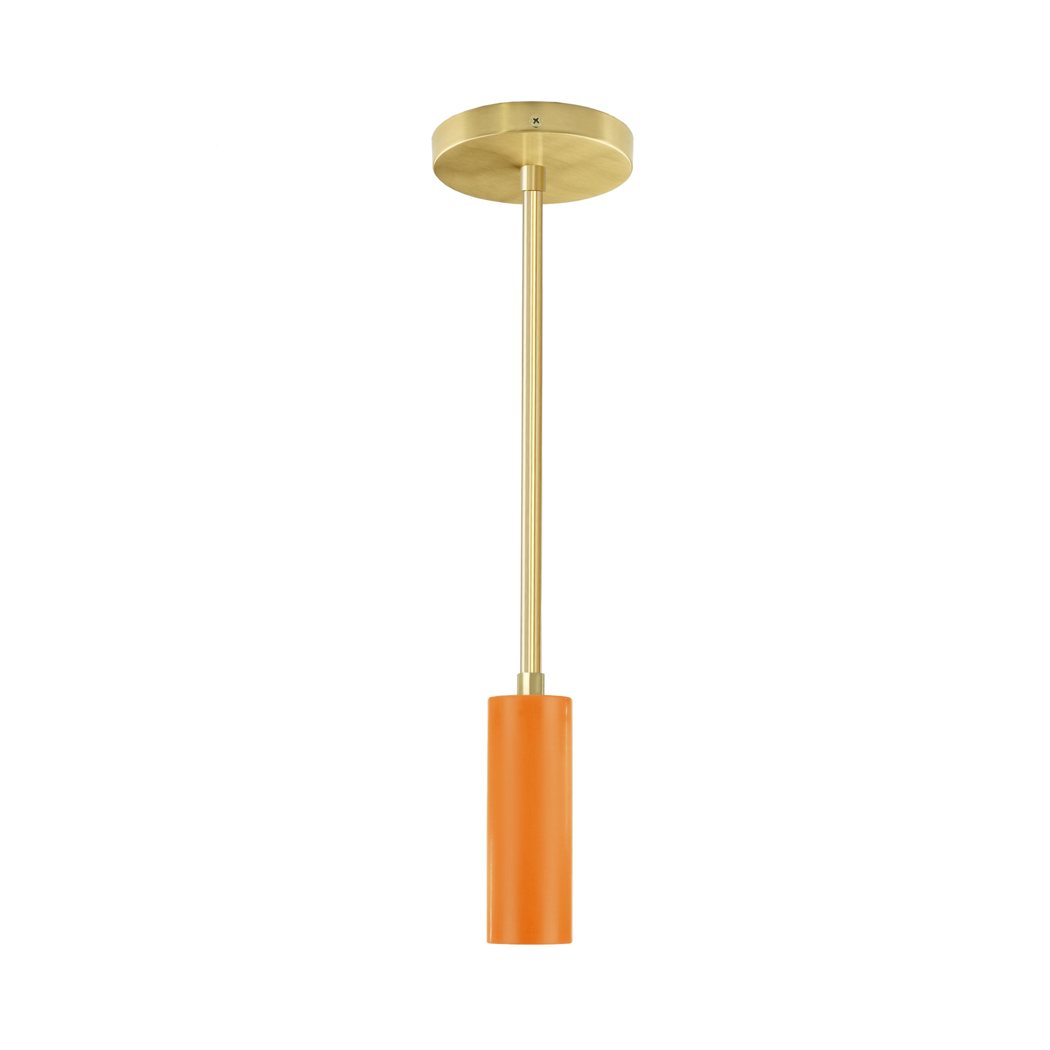 Brass and orange color Reader pendant Dutton Brown lighting