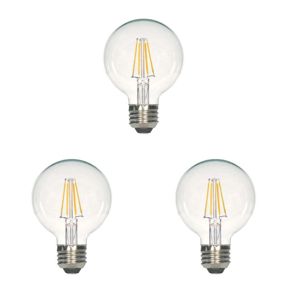 LED G25 Bulb Edison Style, 500 lumens, 3000K color temperature, 5 watt, dimmable