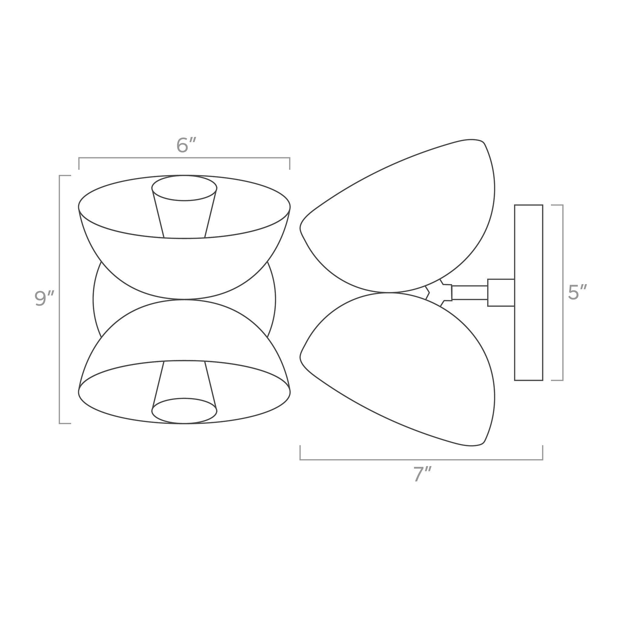 ISO drawing color Beso sconce Dutton Brown lighting