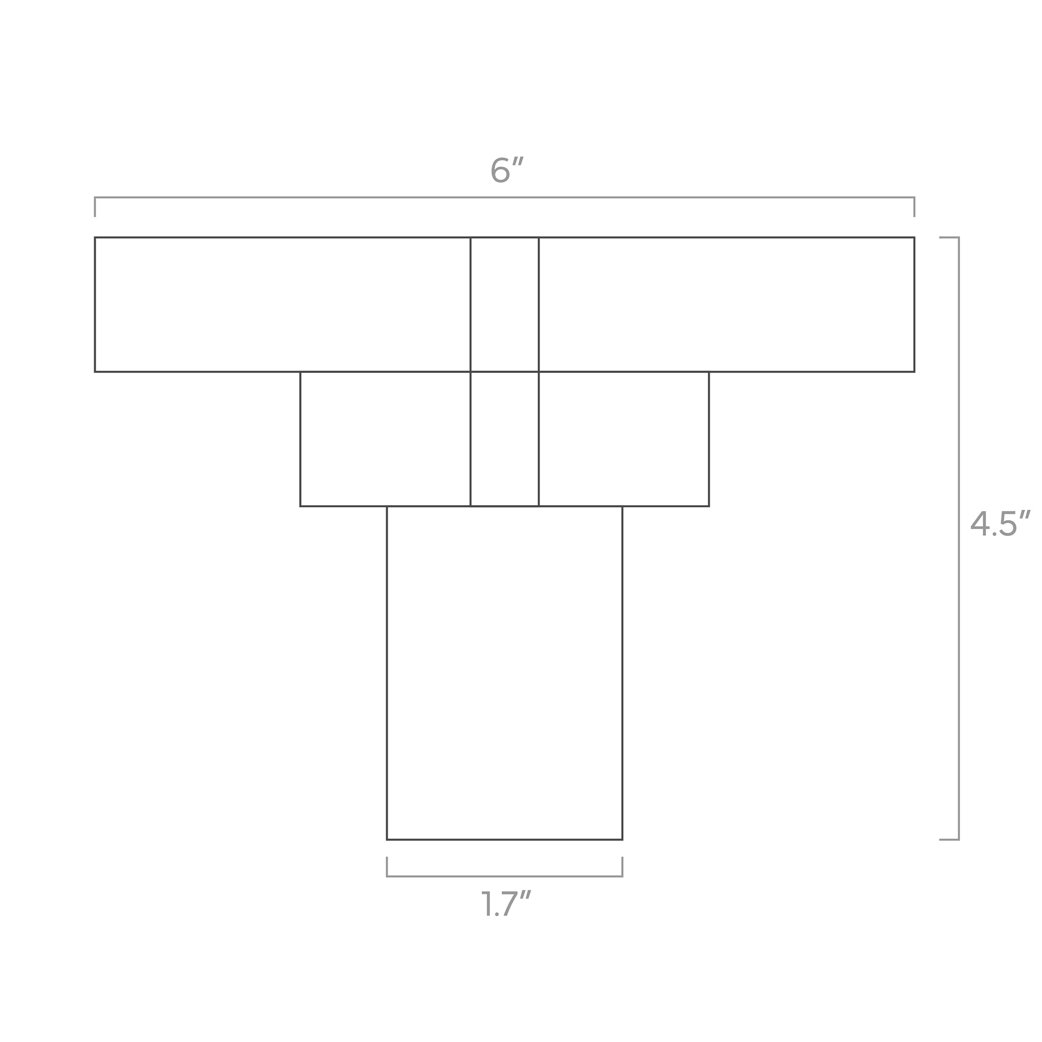 ISO drawing Lepore flush mount Dutton Brown lighting