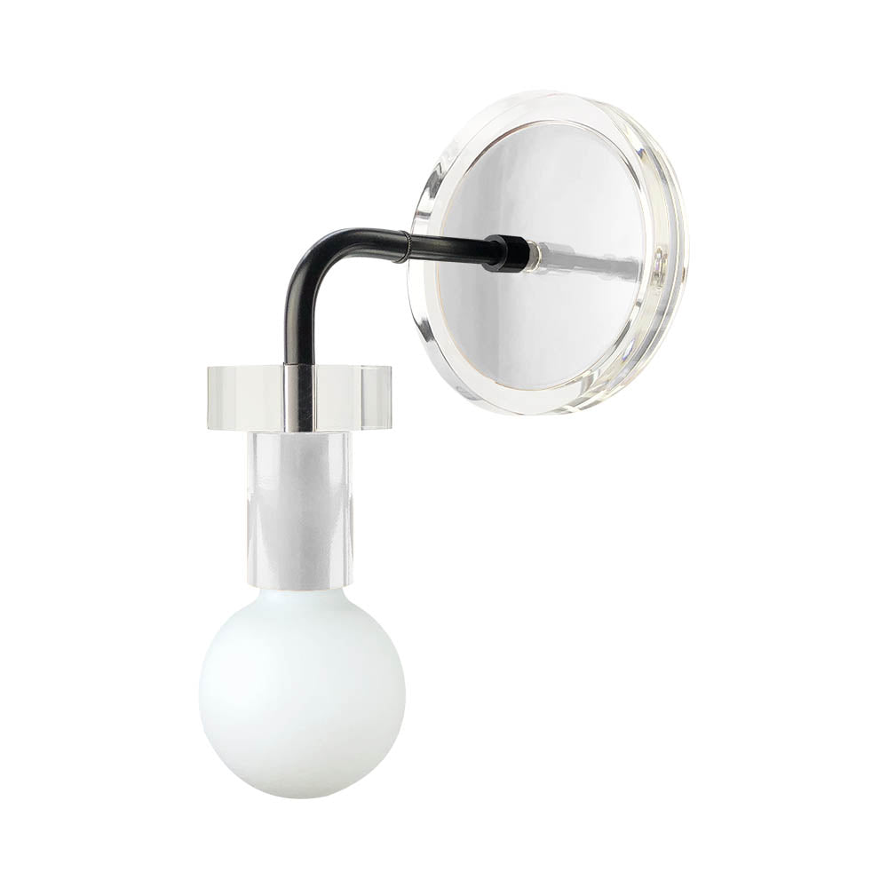 Black and white color Adore sconce Dutton Brown lighting