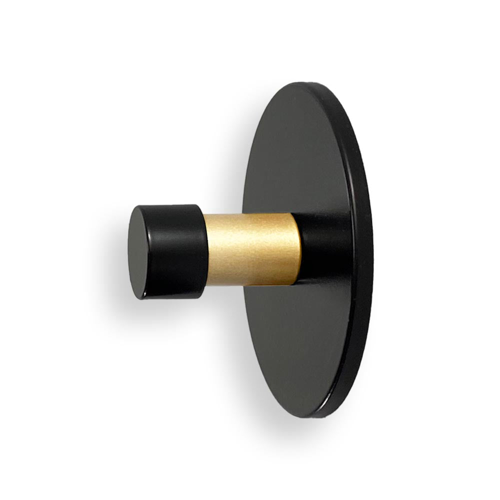 Black and brass Bae knob Dutton Brown hardware