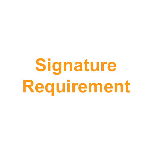 Add Signature Requirement