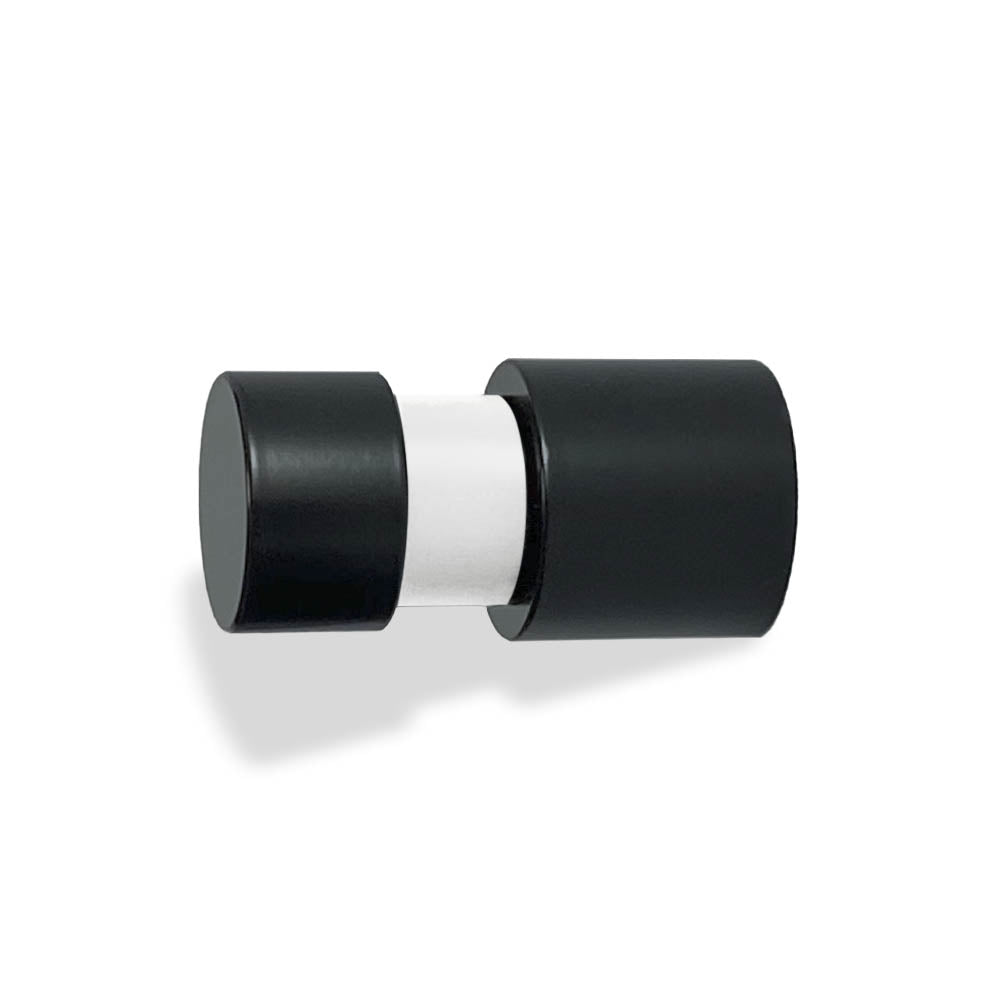 Black and white color Beau knob Dutton Brown hardware