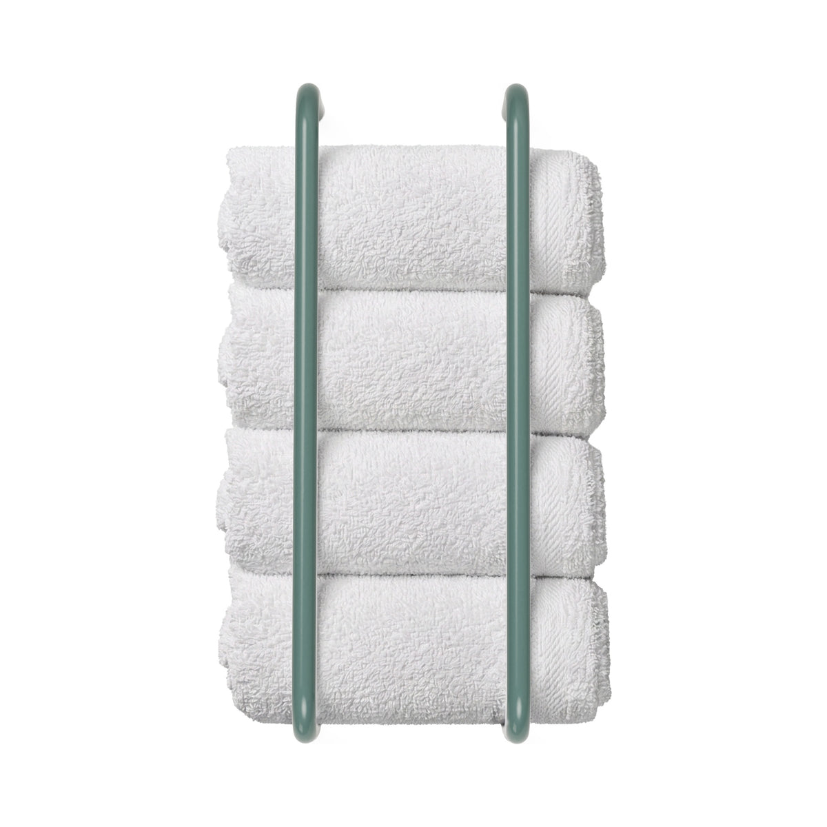 Lagoon color Beyond towel rack Dutton Brown hardware