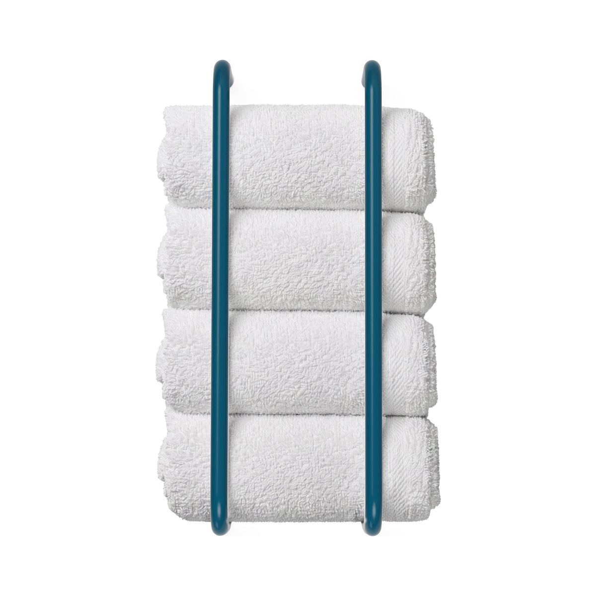 Slate blue color Beyond towel rack Dutton Brown hardware