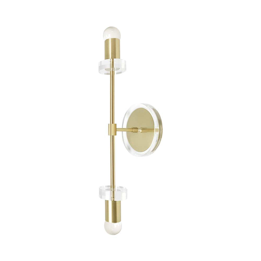 Brass Bianca sconce 20" Dutton Brown lighting