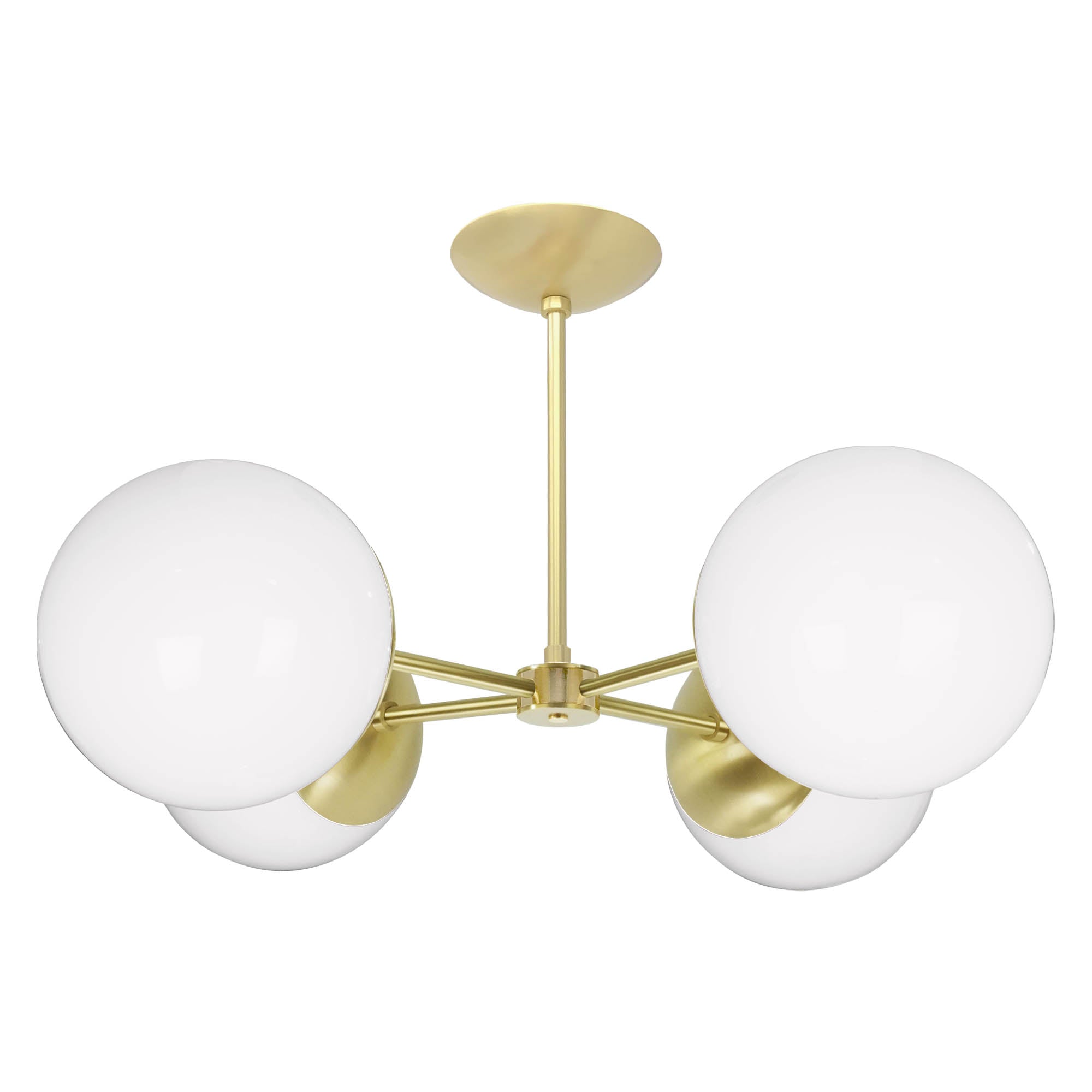 Brass Big Orbi chandelier Dutton Brown lighting