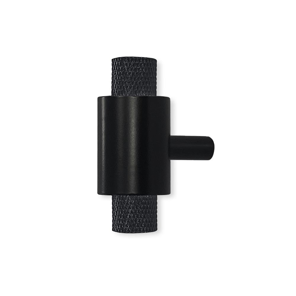 Black and black color Tux knob Dutton Brown hardware