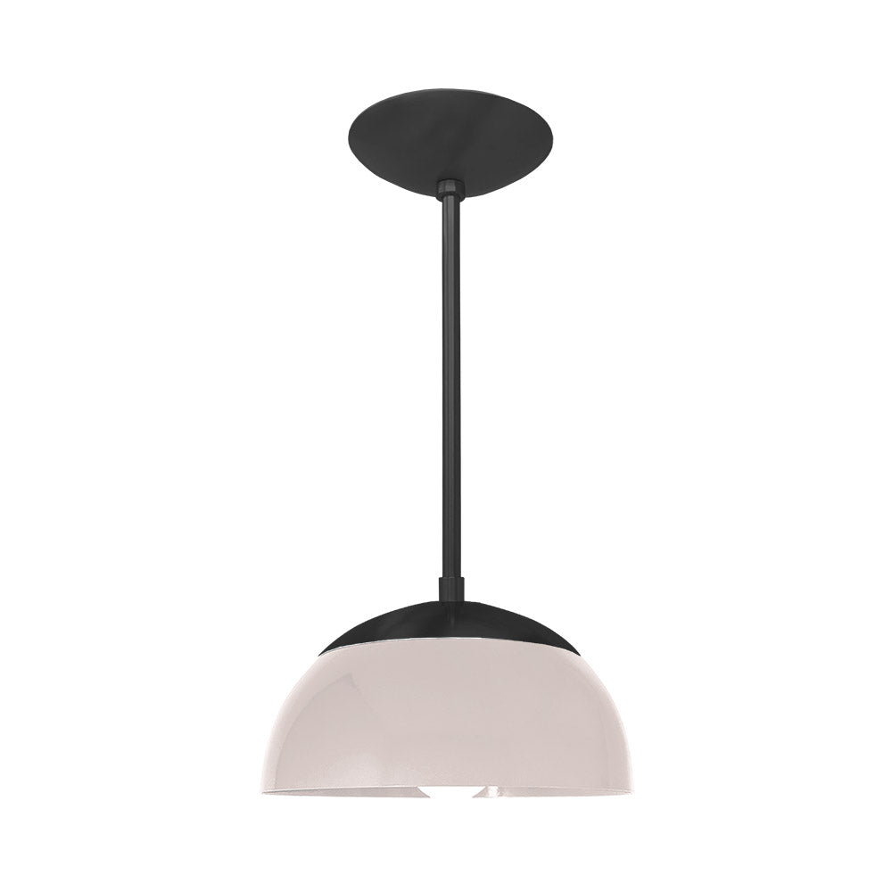 Black and barely color Cadbury pendant 10" Dutton Brown lighting